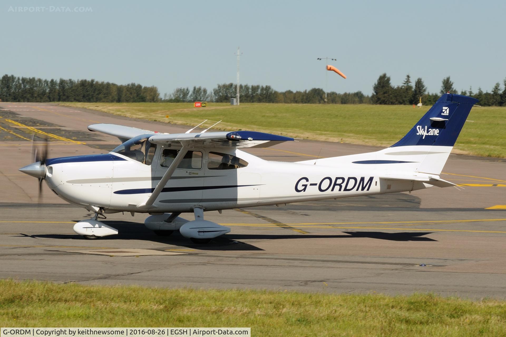 G-ORDM, 2003 Cessna 182T Skylane C/N 18281206, Nice Visitor.