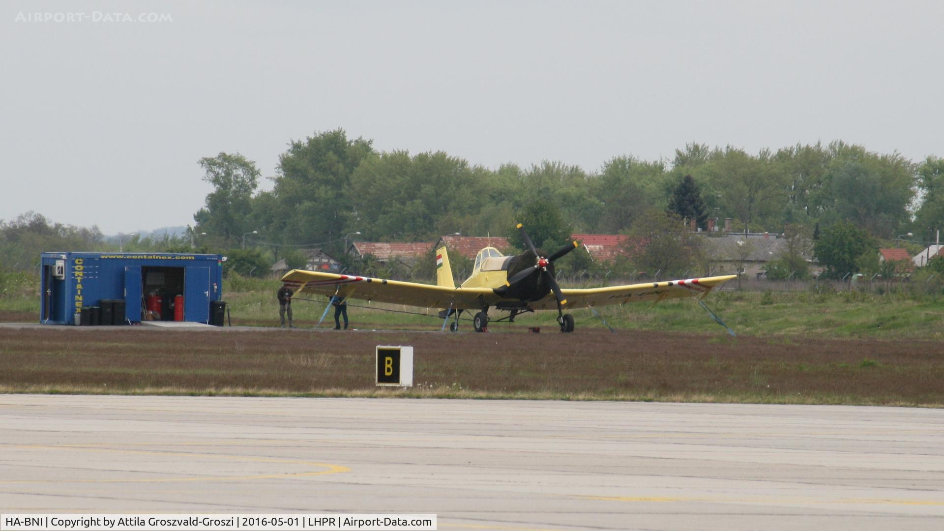 HA-BNI, 1984 PZL-Mielec M-18 Dromader C/N 1Z012-35, Pér airport, Hungary
