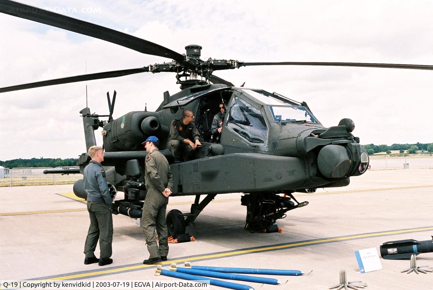 Q-19, Boeing AH-64DN Apache C/N DN019, Netherlands Air Force at RIAT.