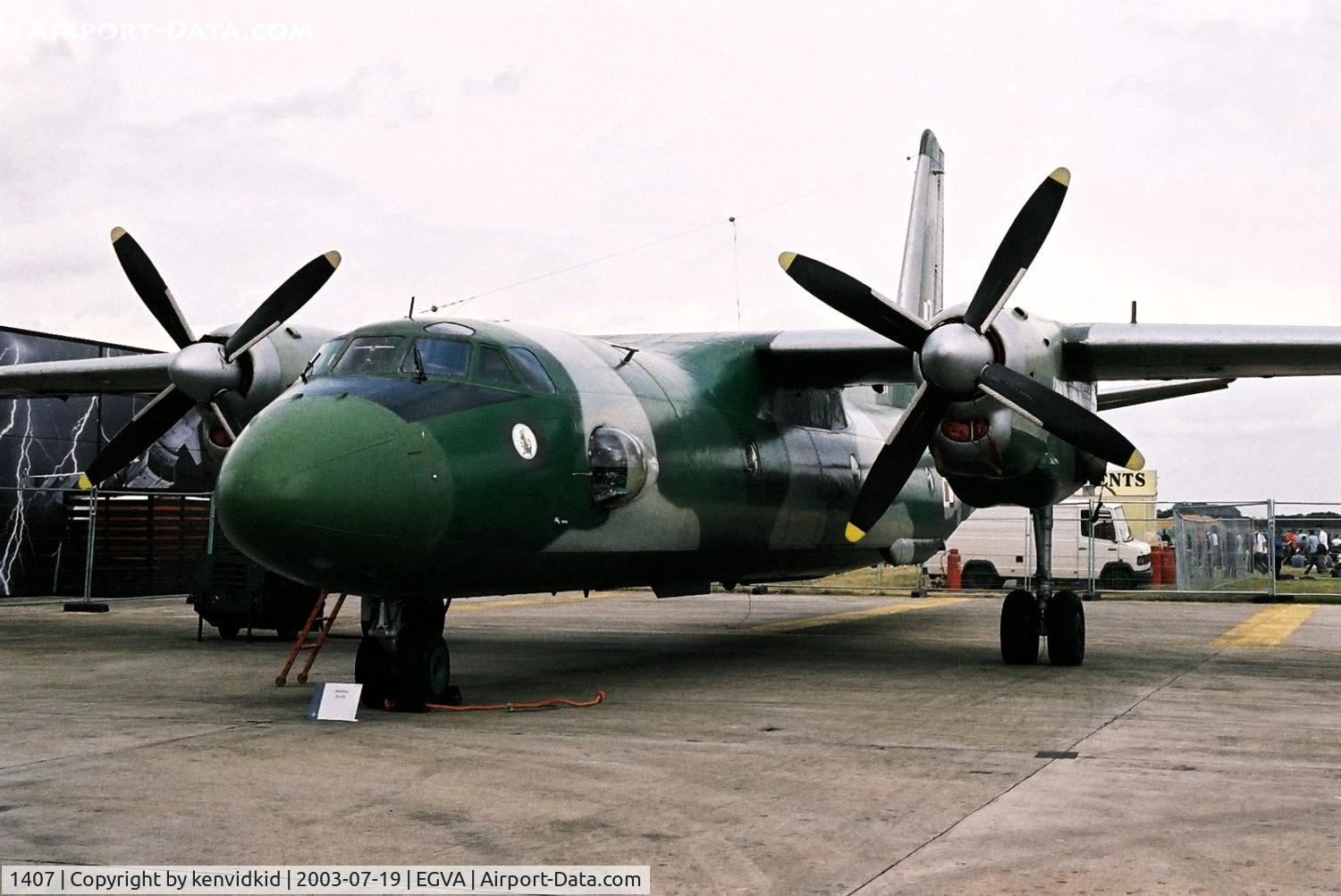 1407, Antonov An-26B C/N 1407, Polish Air Force at RIAT.