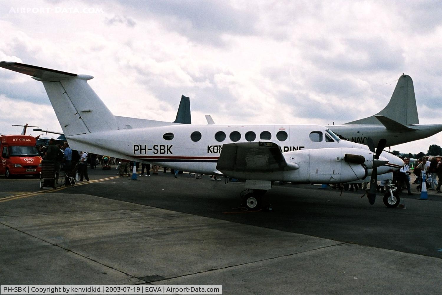 PH-SBK, 1976 Beech Super King Air 200C C/N BB-180, Private at the RIAT.