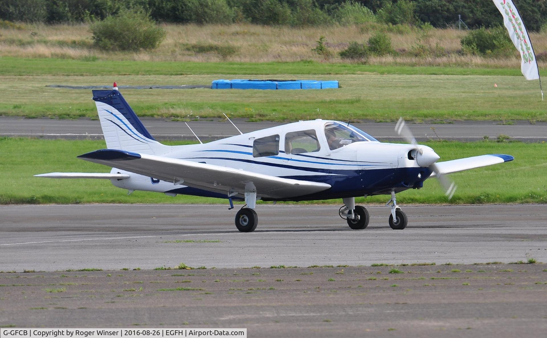 G-GFCB, 1989 Piper PA-28-161 Cadet C/N 2841101, Visiting Piper Cadet.