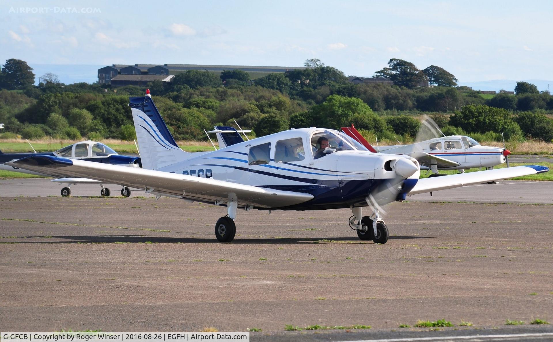 G-GFCB, 1989 Piper PA-28-161 Cadet C/N 2841101, Visiting Piper Cadet.