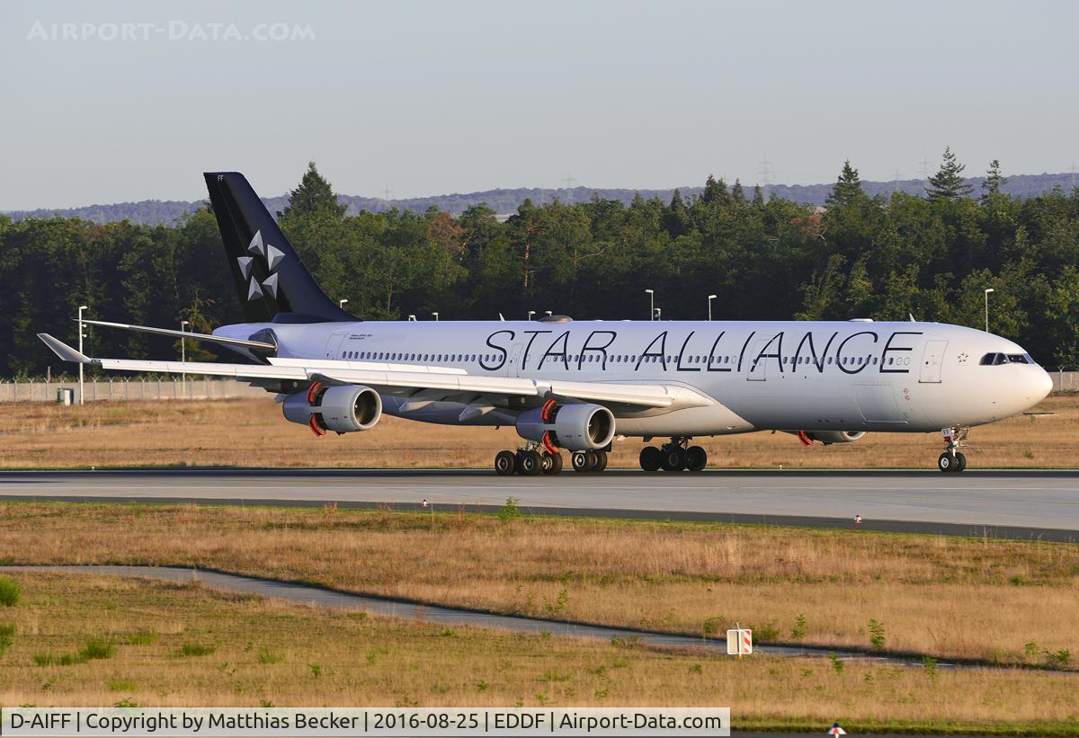 D-AIFF, 2001 Airbus A340-313X C/N 447, D-AIFF