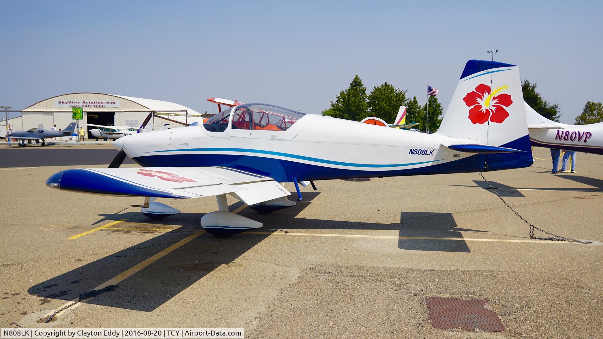 N808LK, Vans RV-9A C/N 90775, Tracy airport. 2016.