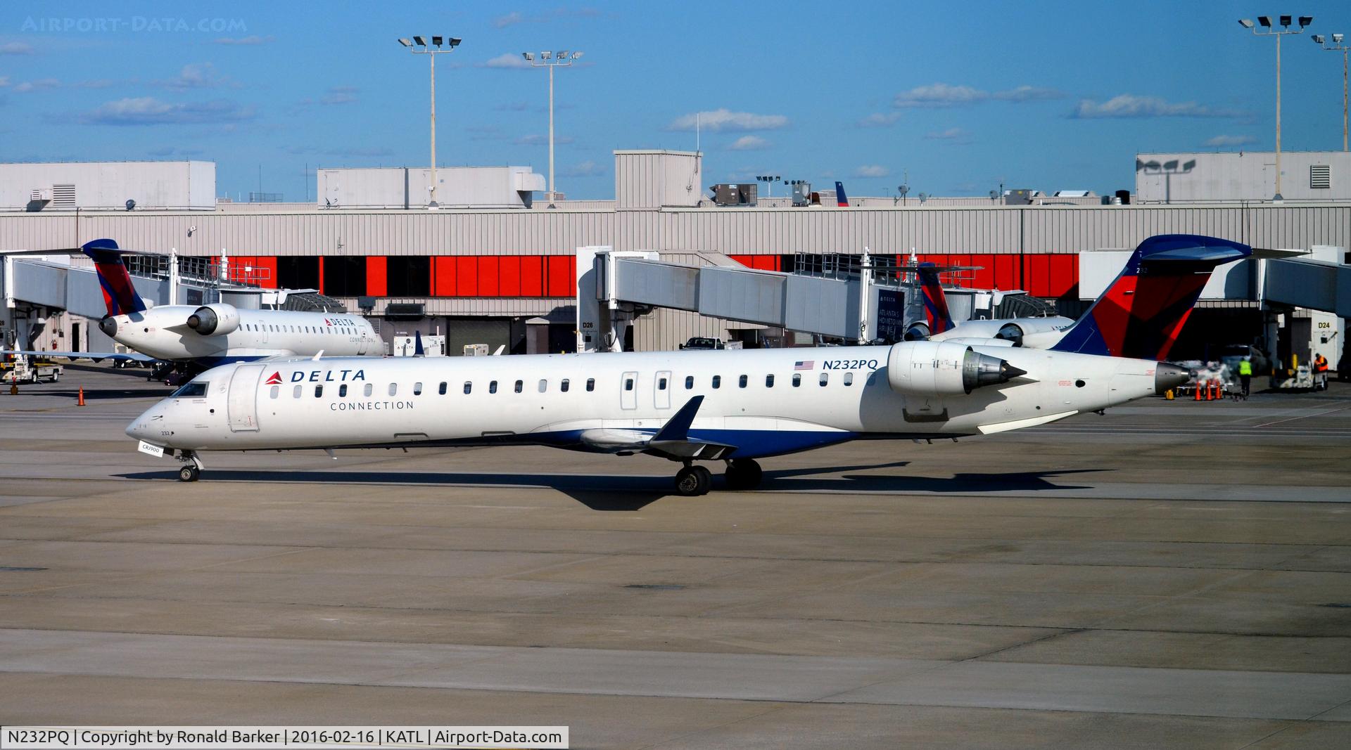 N232PQ, 2010 Bombardier CRJ-900ER (CL-600-2D24) C/N 15232, Taxi Atlanta