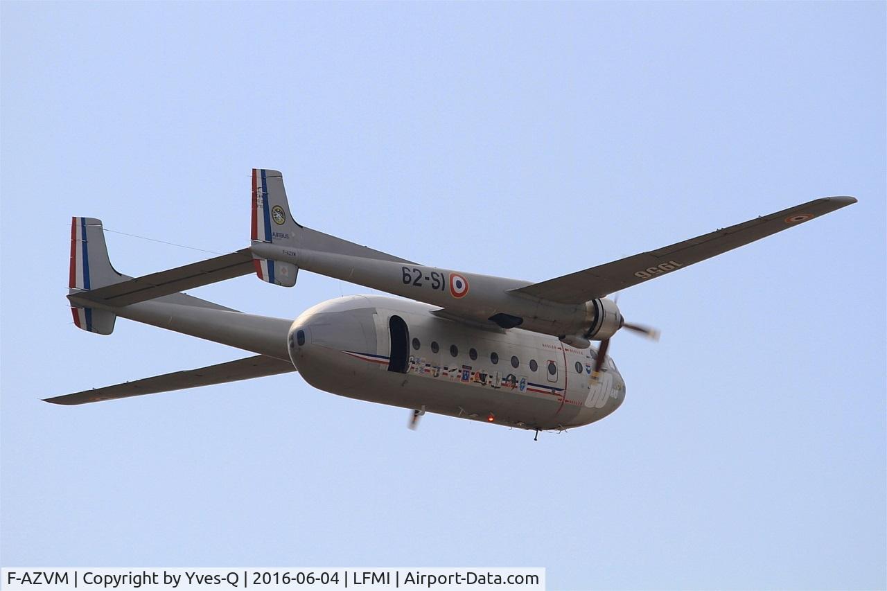 F-AZVM, 1956 Nord N-2501F Noratlas C/N 105, Nord N-2501F Noratlas, On display, Istres-Le Tubé Air Base 125 (LFMI-QIE) open day 2016