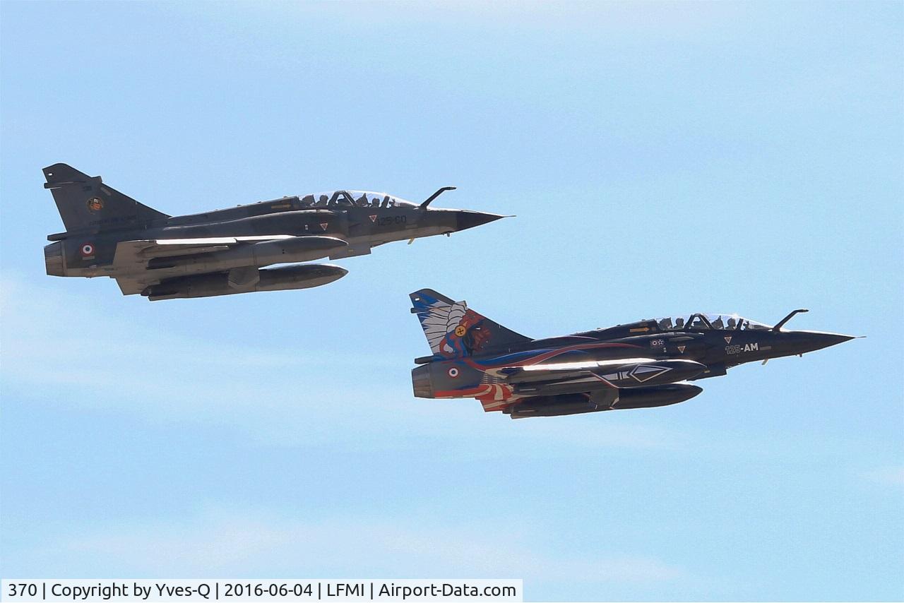 370, Dassault Mirage 2000N C/N 374, Dassault Mirage 2000N, Ramex Delta Tactical display, Istres-Le Tubé Air Base 125 (LFMI-QIE) open day 2016