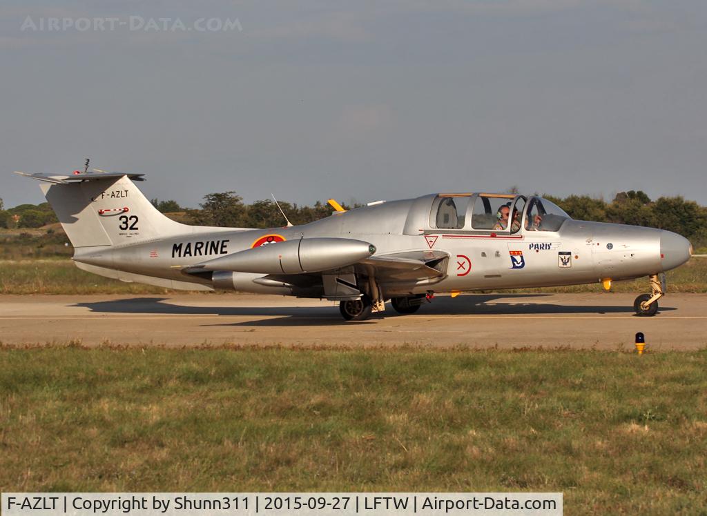 F-AZLT, 1958 Morane-Saulnier MS.760 Paris I C/N 32, Used as a demo during Nimes Airshow 2015