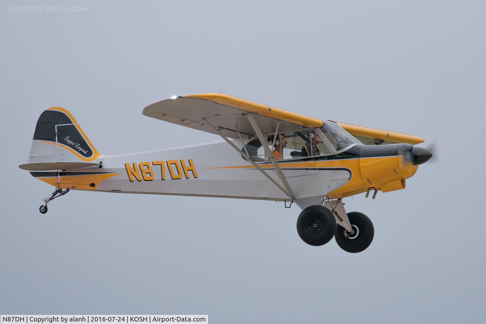 N87DH, 2015 American Legend AL18 C/N AL-1203, On finals