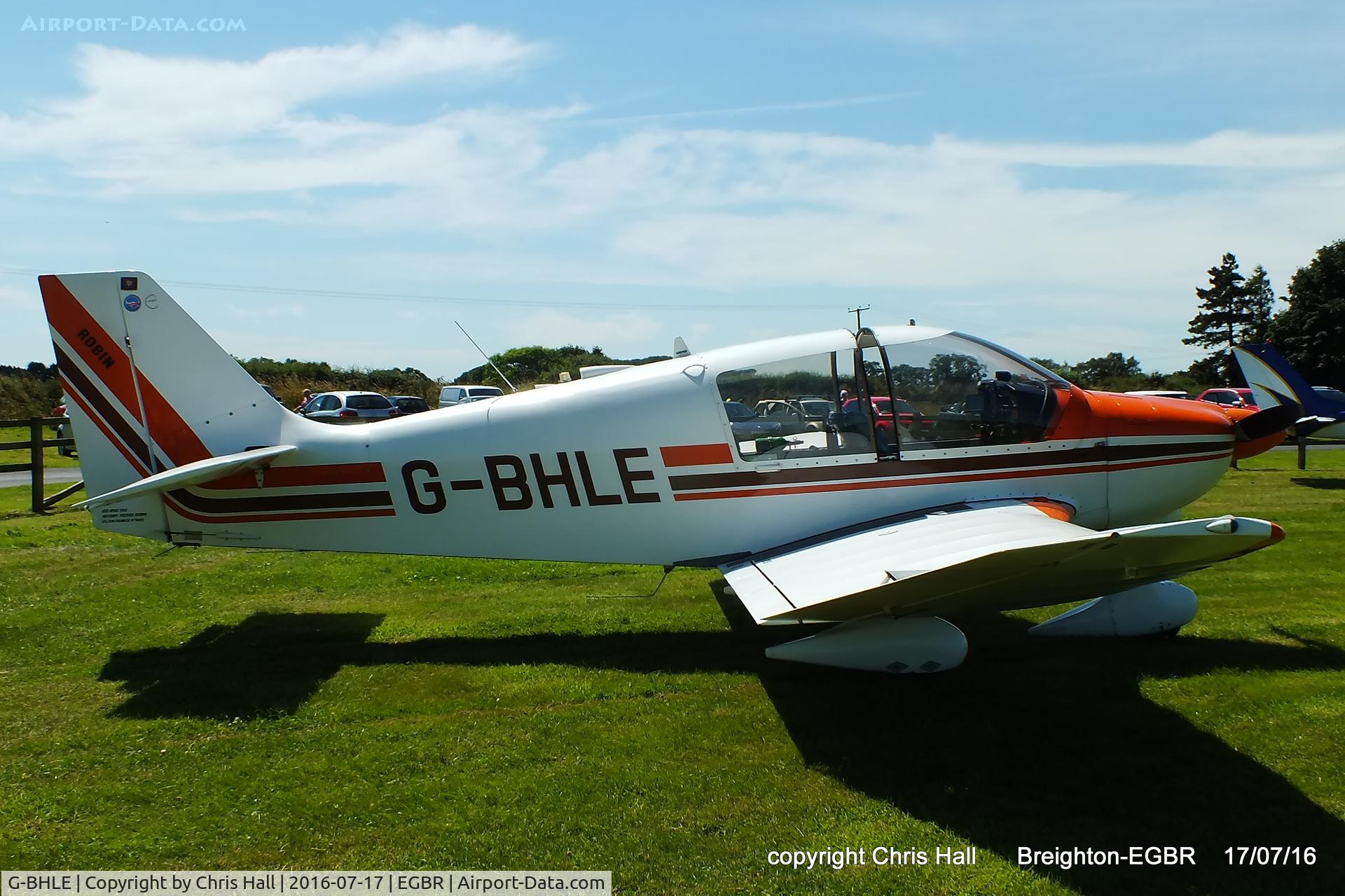 G-BHLE, 1980 Robin DR-400-180 Regent Regent C/N 1466, at Breighton's Summer Fly-in