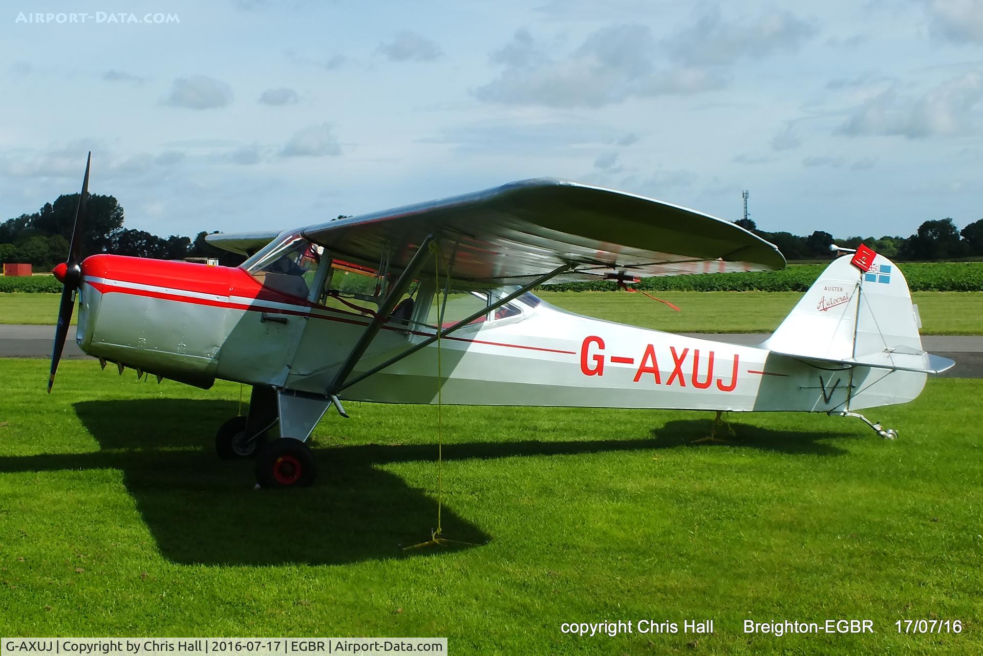 G-AXUJ, 1948 Auster J-1 Autocrat C/N 1957, at Breighton's Summer Fly-in
