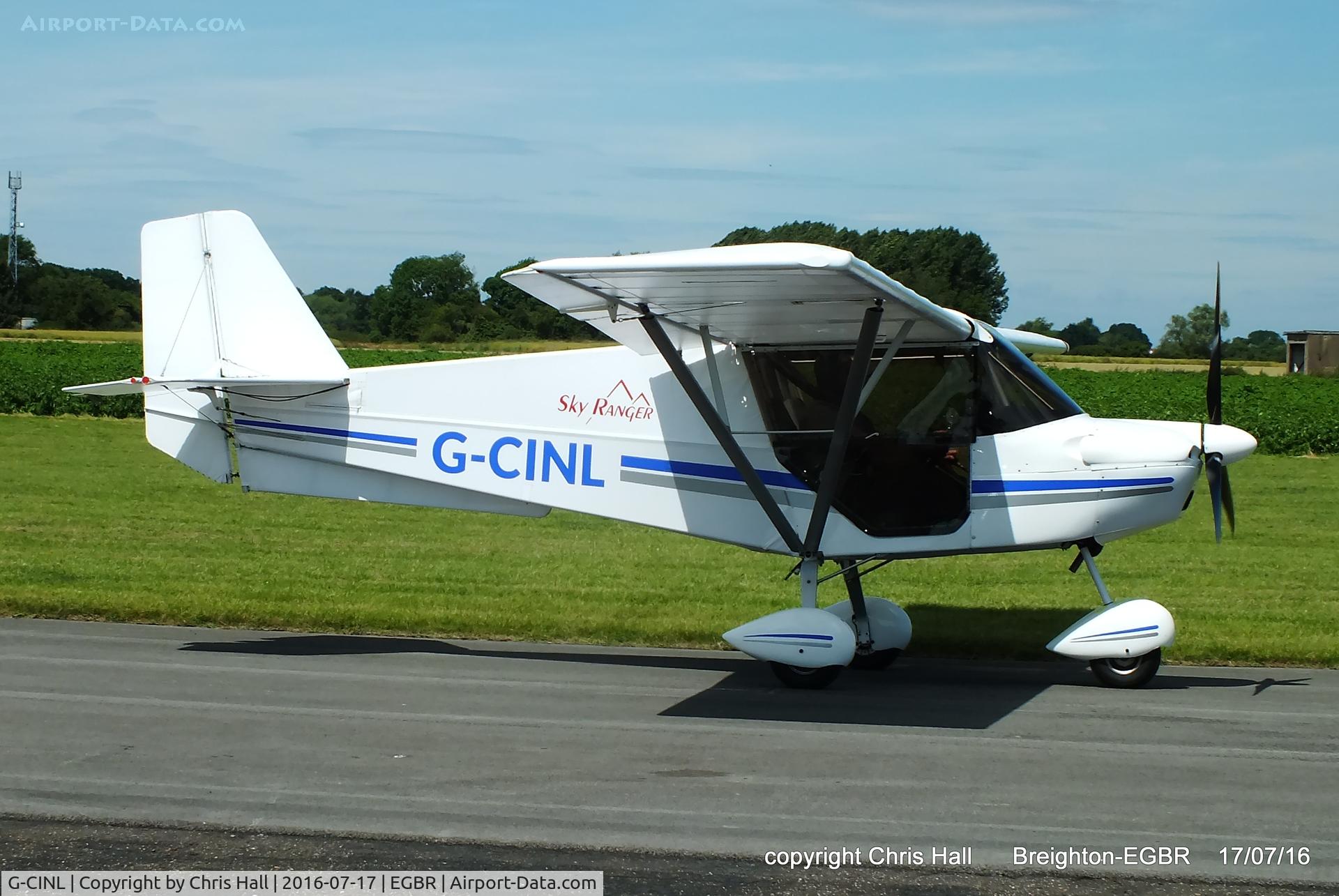 G-CINL, 2015 Skyranger Swift 912S(1) C/N BMAA/HB/647, at Breighton's Summer Fly-in