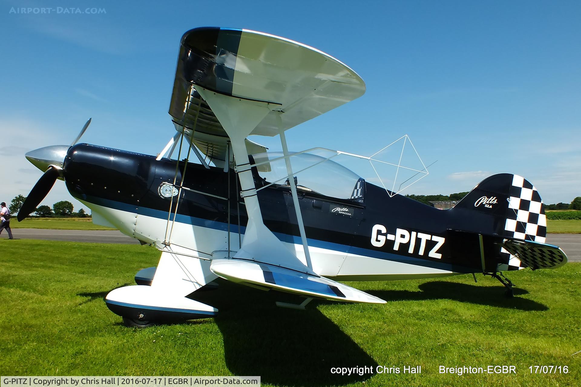 G-PITZ, 1983 Pitts S-2A Special C/N 100ER, at Breighton's Summer Fly-in