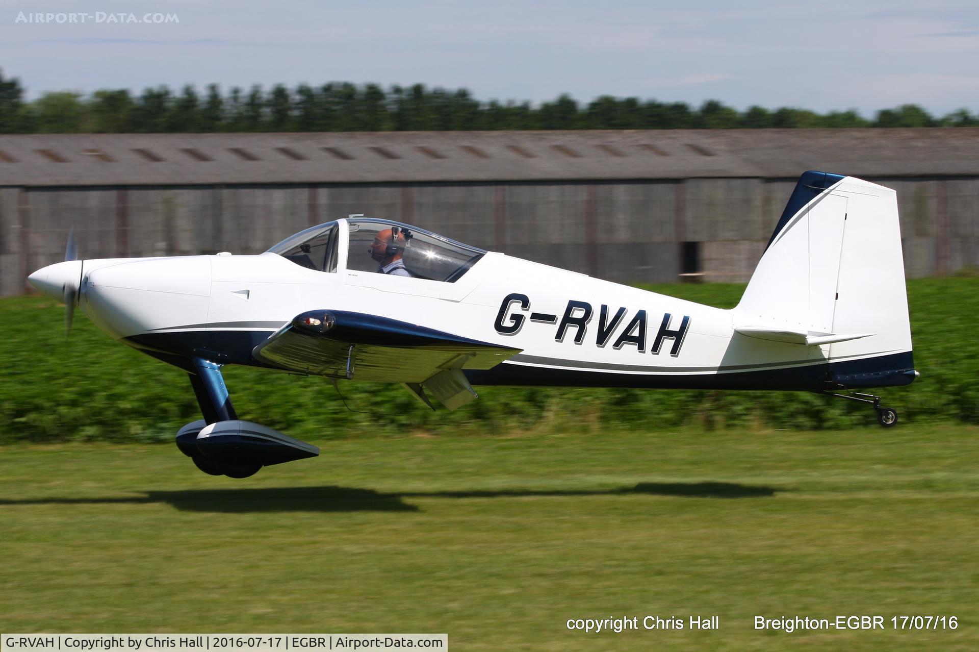 G-RVAH, 2012 Vans RV-7 C/N LAA 323-14963, at Breighton's Summer Fly-in