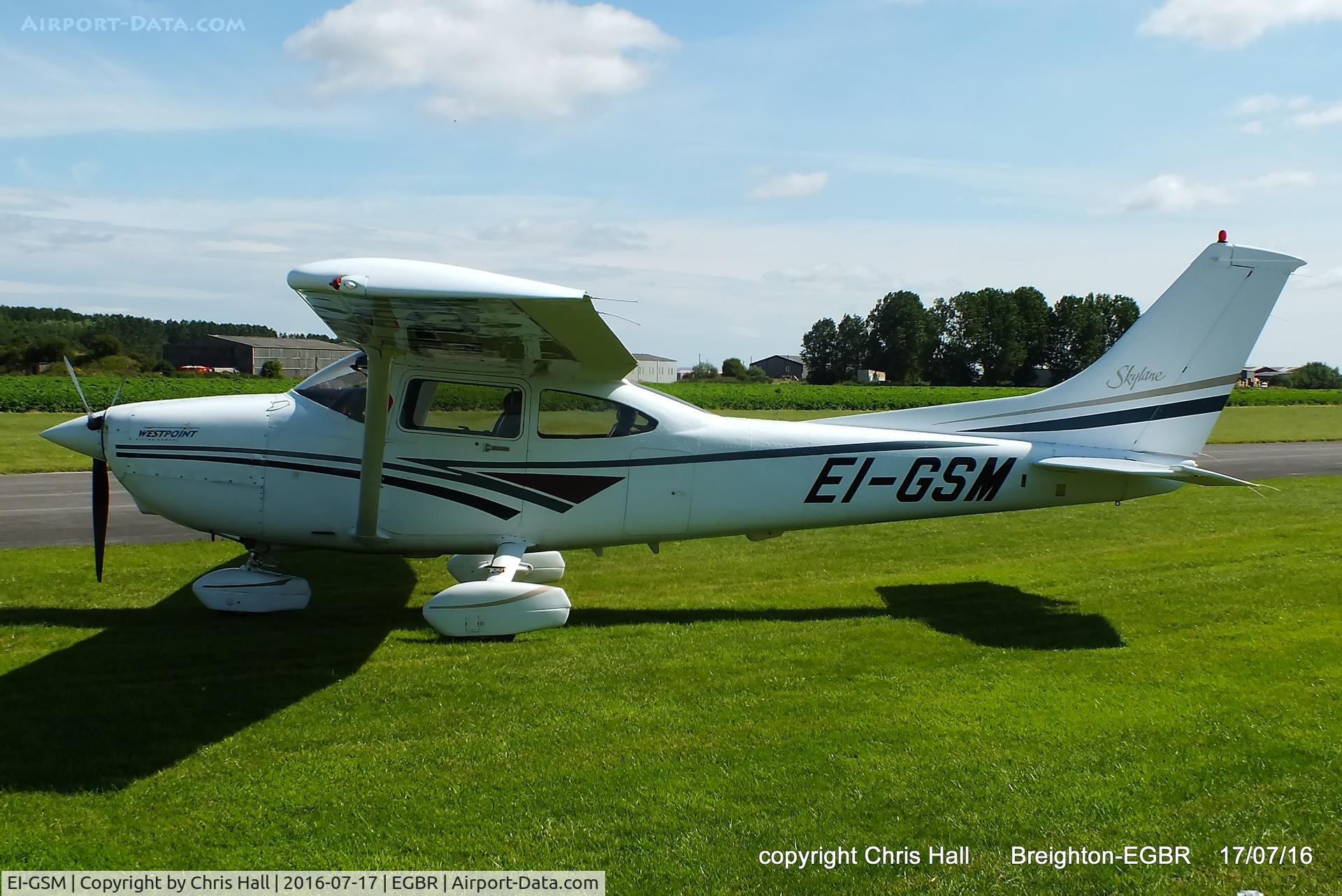 EI-GSM, 1998 Cessna 182S Skylane C/N 18280188, at Breighton's Summer Fly-in