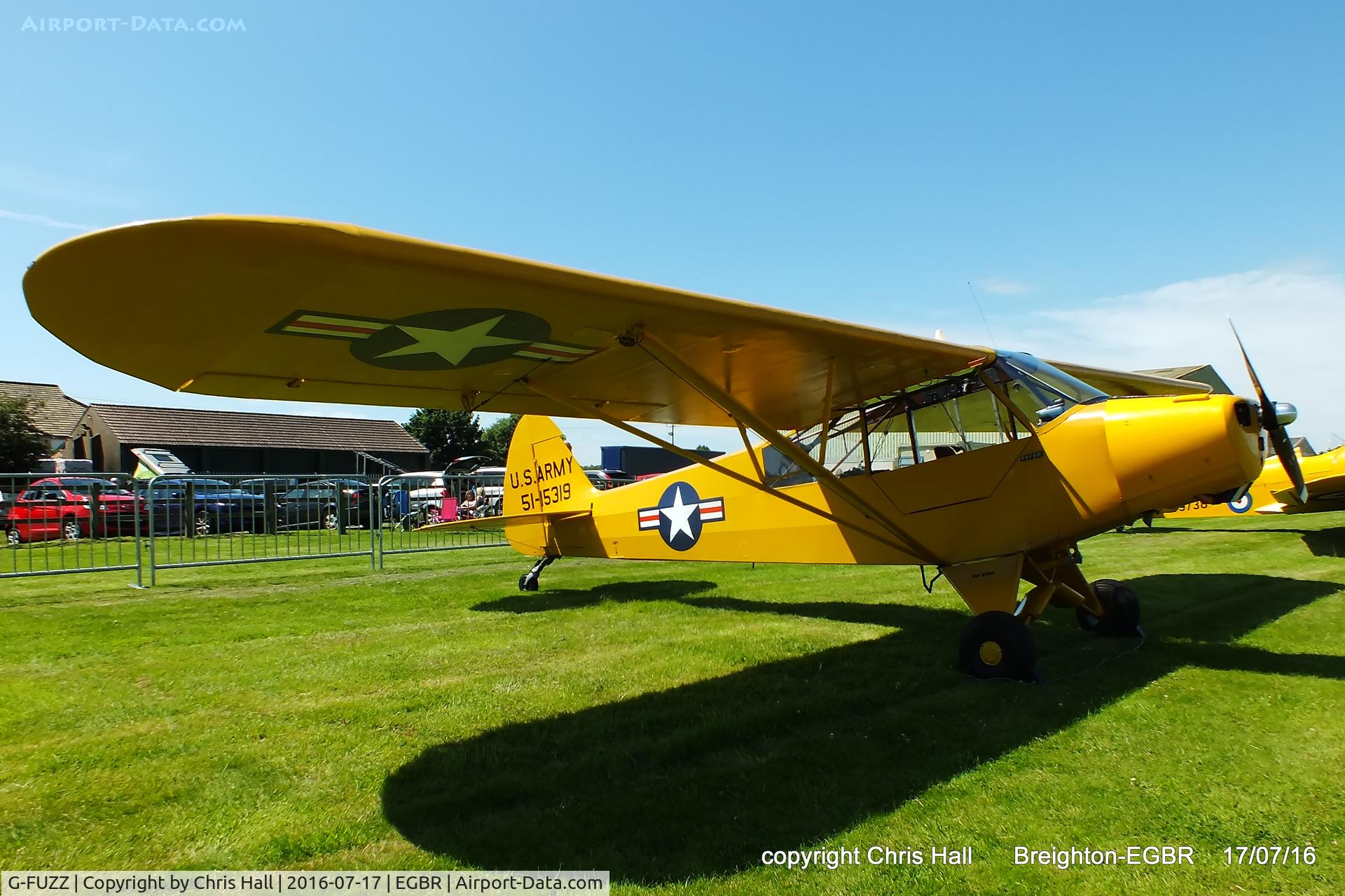 G-FUZZ, 1951 Piper L-18C Super Cub (PA-18-95) C/N 18-1016, at Breighton's Summer Fly-in
