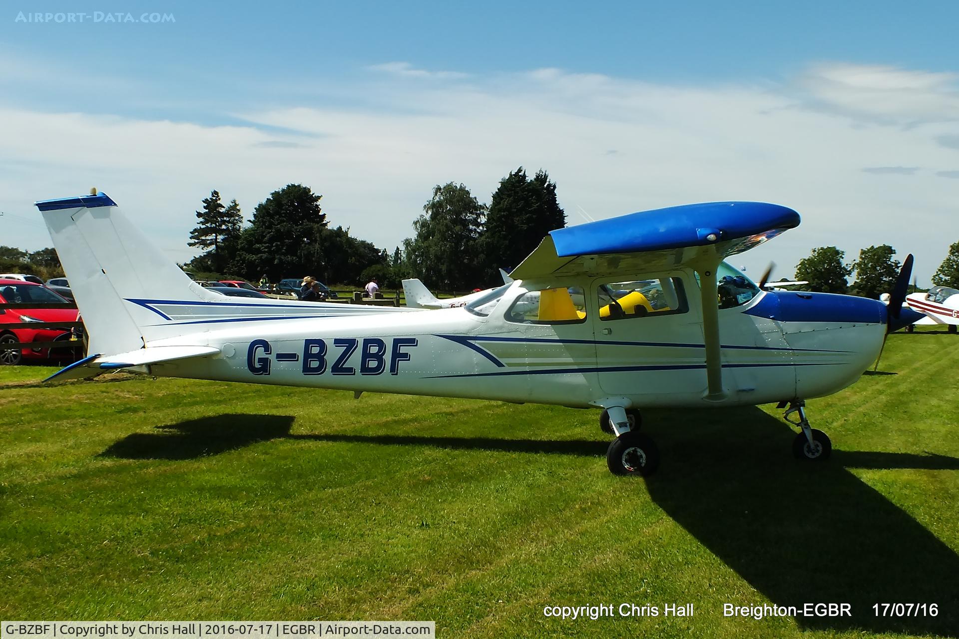G-BZBF, 1974 Cessna 172M Skyhawk C/N 17262258, at Breighton's Summer Fly-in