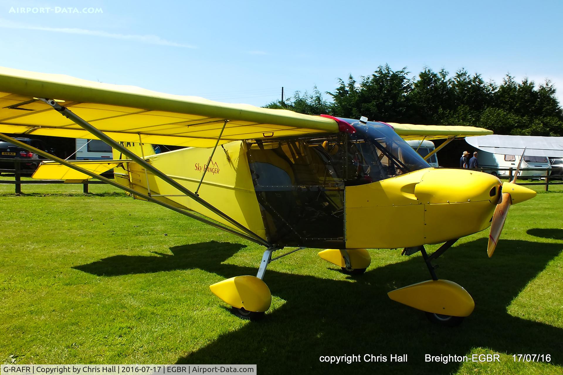 G-RAFR, 2004 Skyranger J2.2(1) C/N BMAA/HB/410, at Breighton's Summer Fly-in