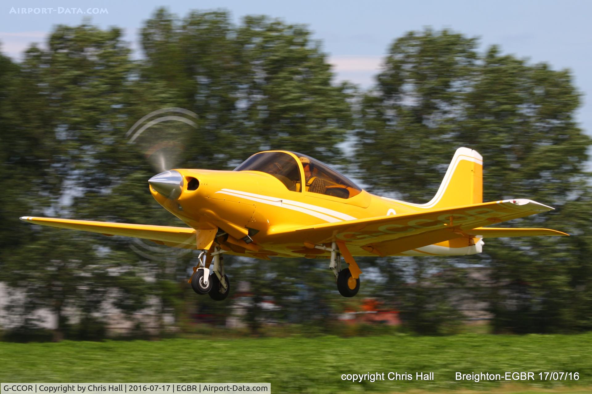 G-CCOR, 2005 Sequoia F8L Falco C/N PFA 100-10588, at Breighton's Summer Fly-in