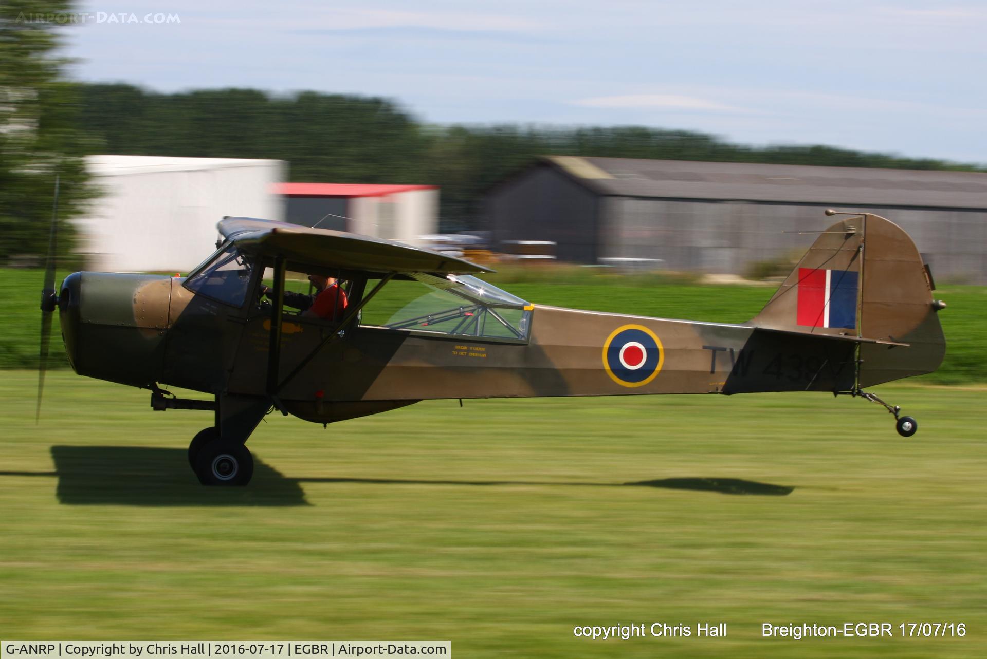 G-ANRP, 1945 Taylorcraft J Auster 5 C/N 1789, at Breighton's Summer Fly-in