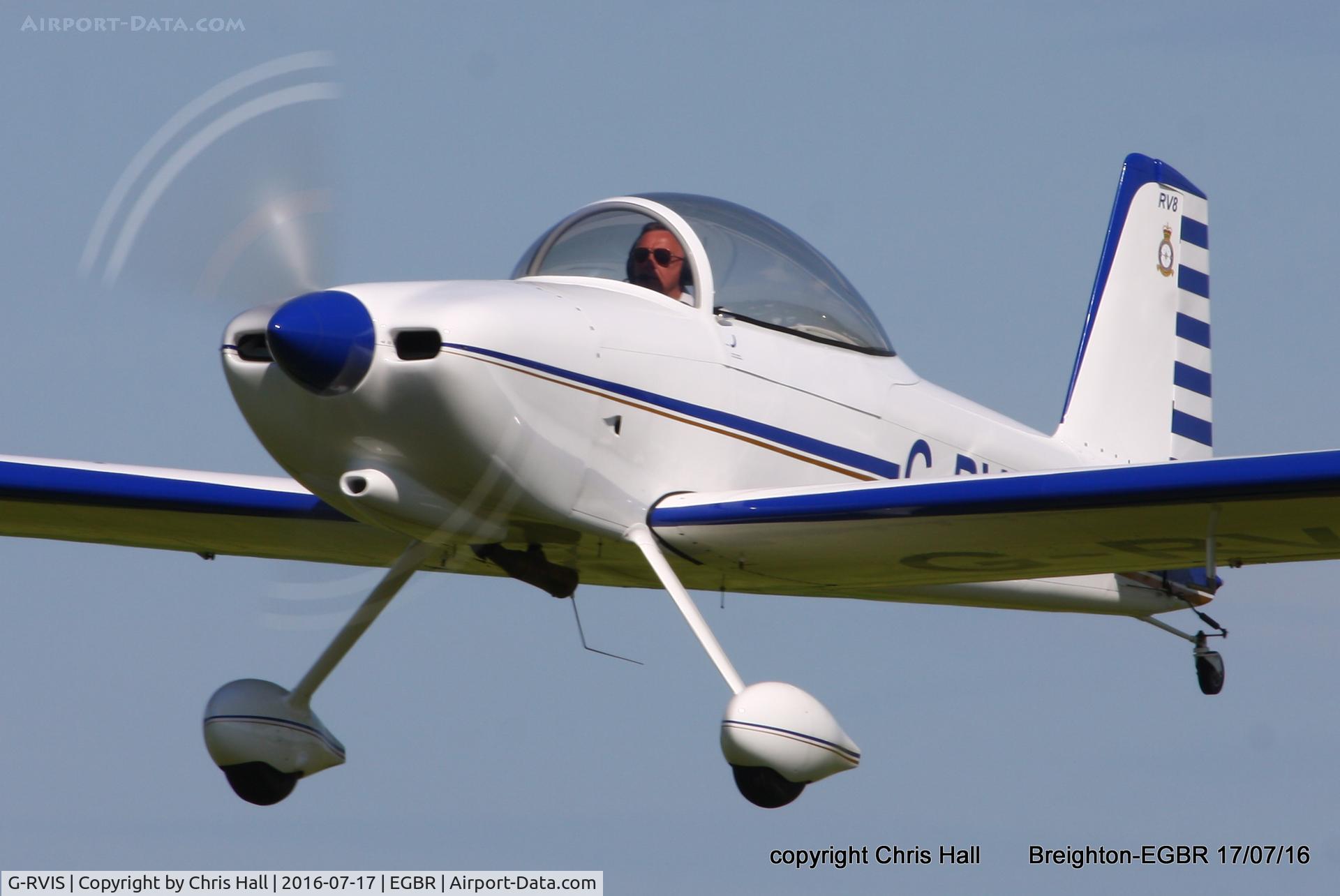 G-RVIS, 2003 Vans RV-8 C/N PFA 303-14031, at Breighton's Summer Fly-in