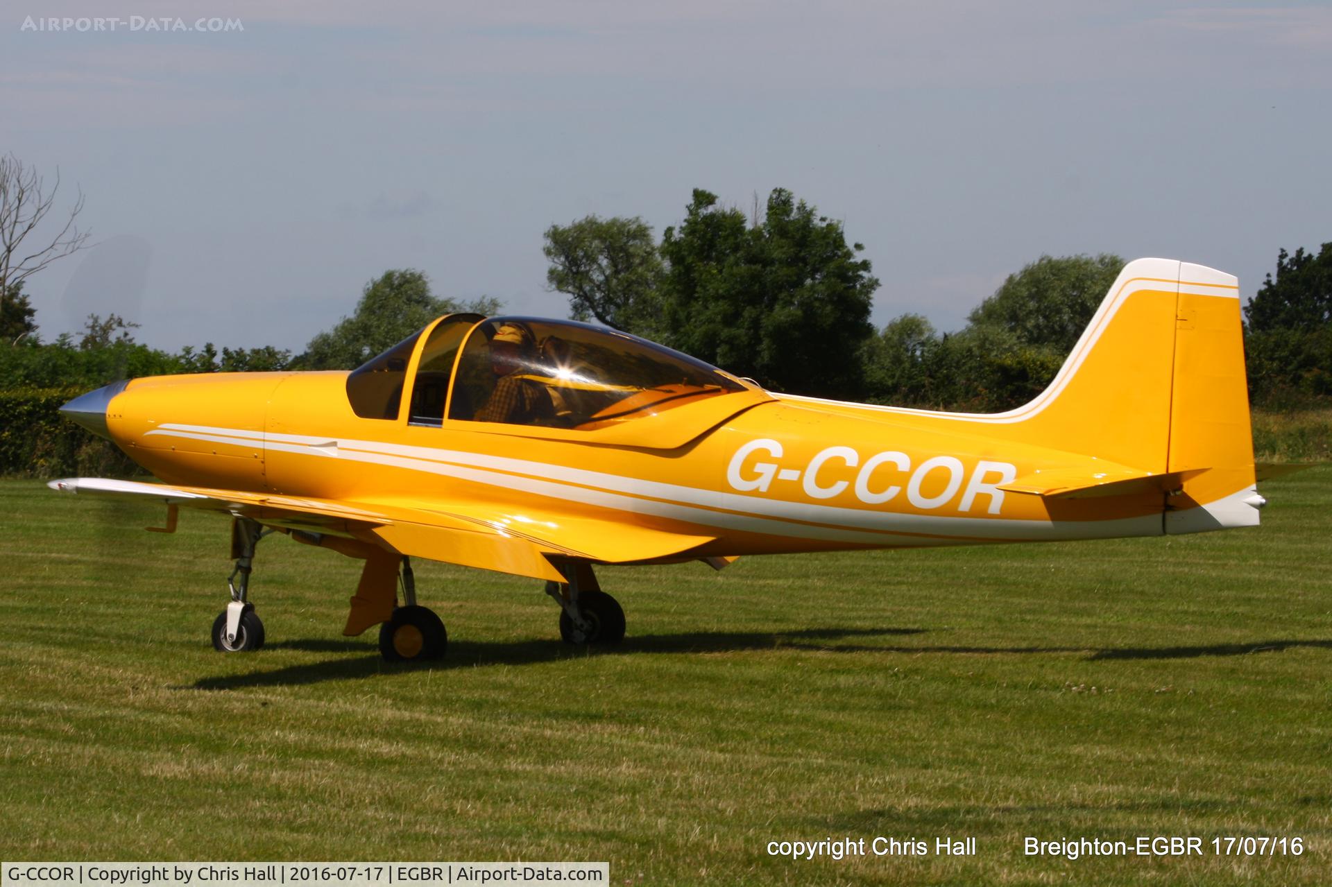 G-CCOR, 2005 Sequoia F8L Falco C/N PFA 100-10588, at Breighton's Summer Fly-in