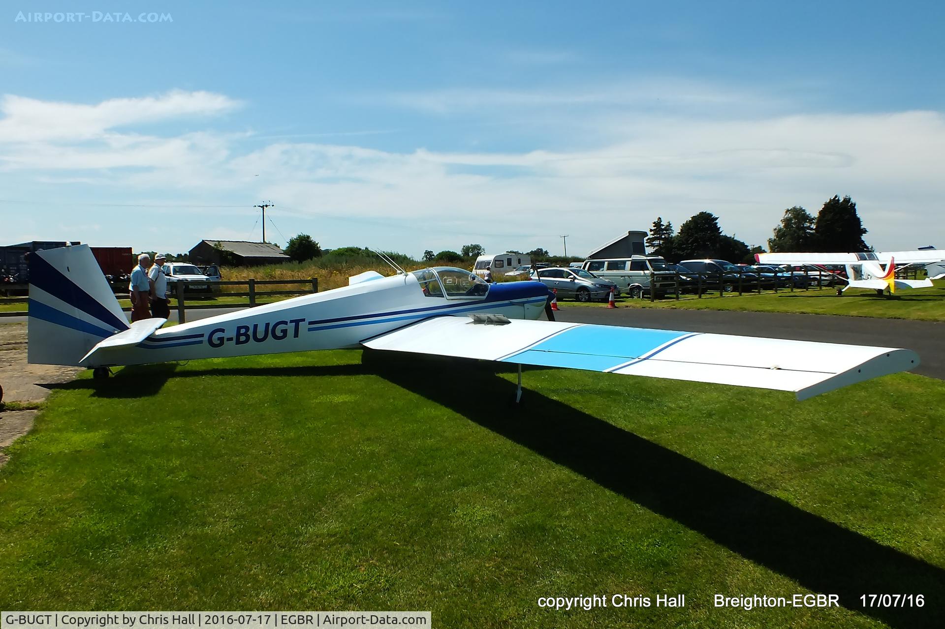 G-BUGT, 1977 Slingsby T-61F Venture T2 C/N 1871, at Breighton's Summer Fly-in