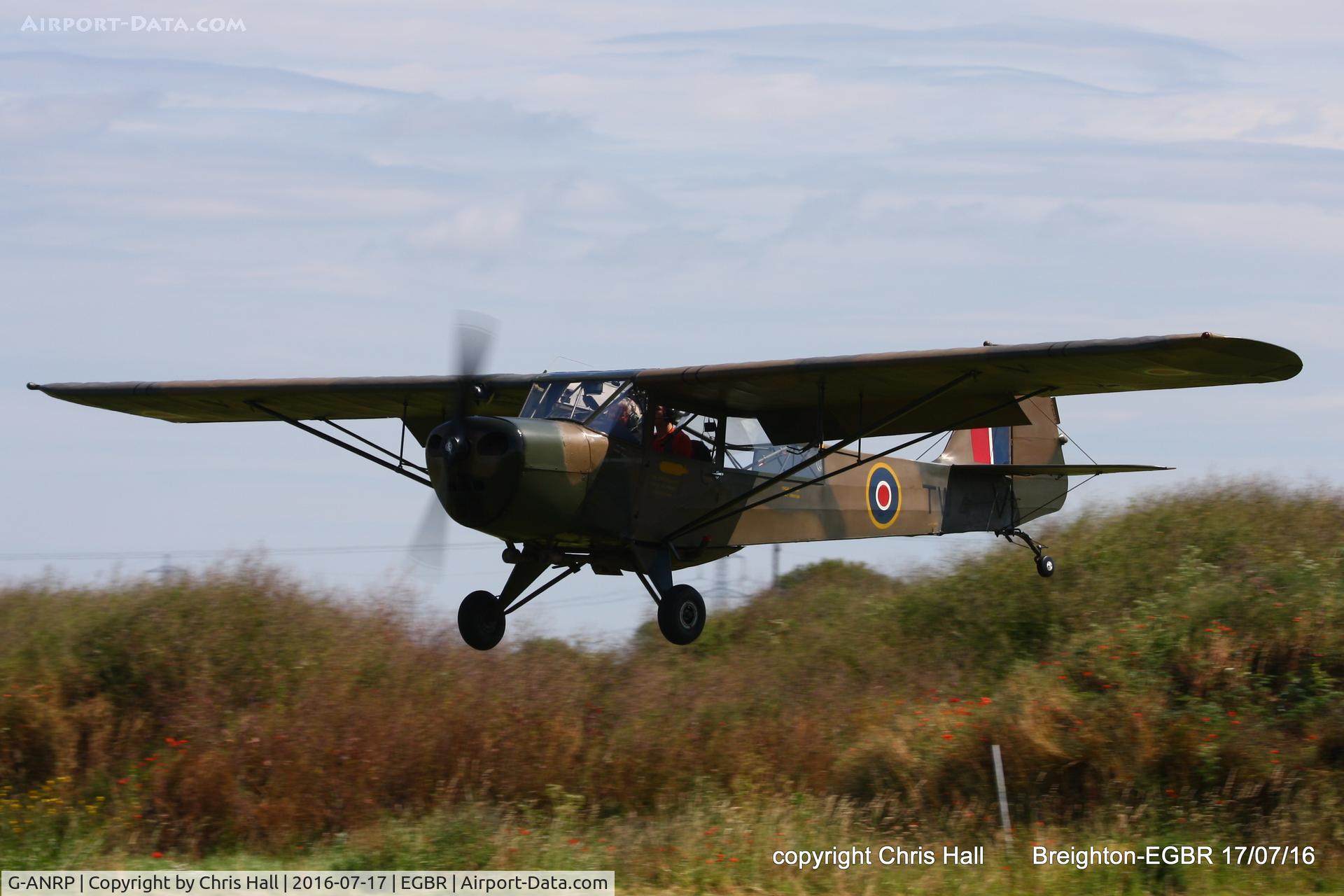 G-ANRP, 1945 Taylorcraft J Auster 5 C/N 1789, at Breighton's Summer Fly-in