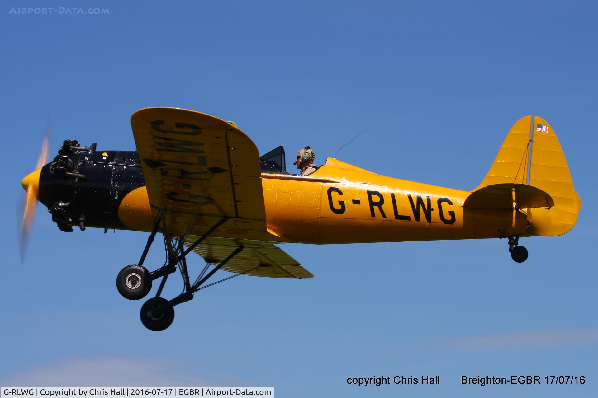 G-RLWG, 1942 Ryan PT-22 Recruit (ST3KR) C/N 1716, at Breighton's Summer Fly-in