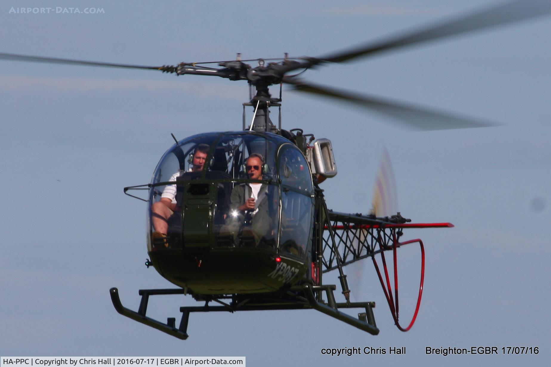 HA-PPC, 1960 Sud SA-313B Alouette II C/N 1500, at Breighton's Summer Fly-in