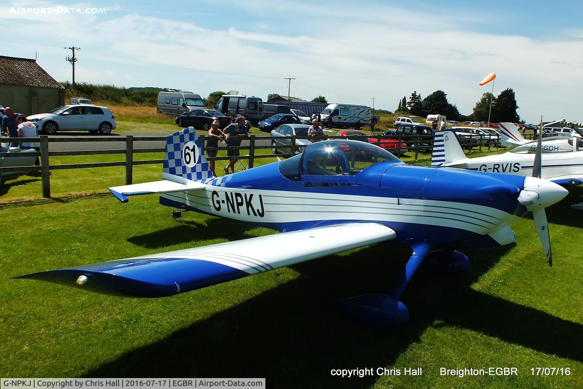 G-NPKJ, 1998 Vans RV-6 C/N PFA 181-13138, at Breighton's Summer Fly-in