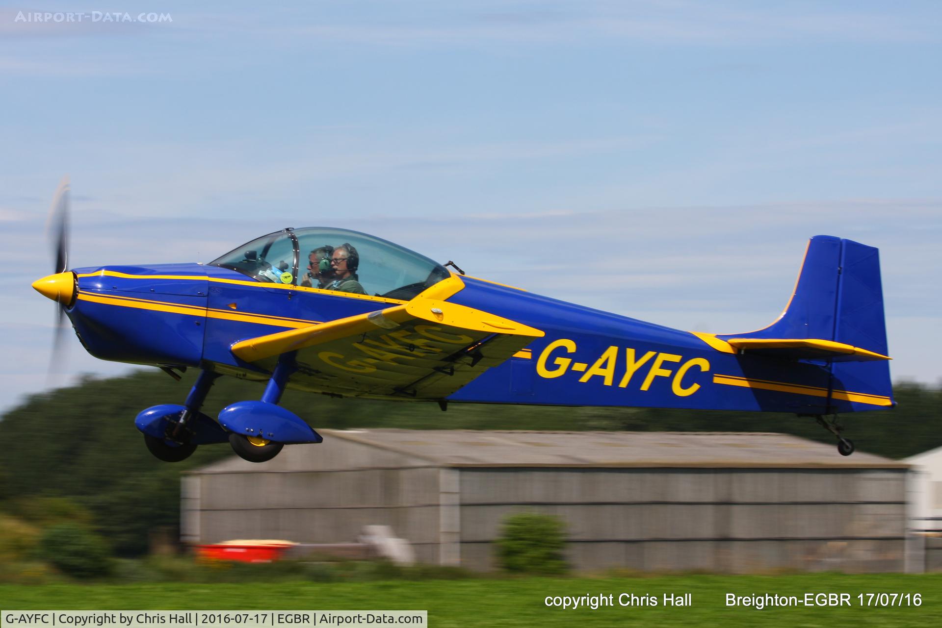 G-AYFC, 1970 Rollason Druine D-62B Condor C/N RAE/644, Breighton's Summer Fly-in