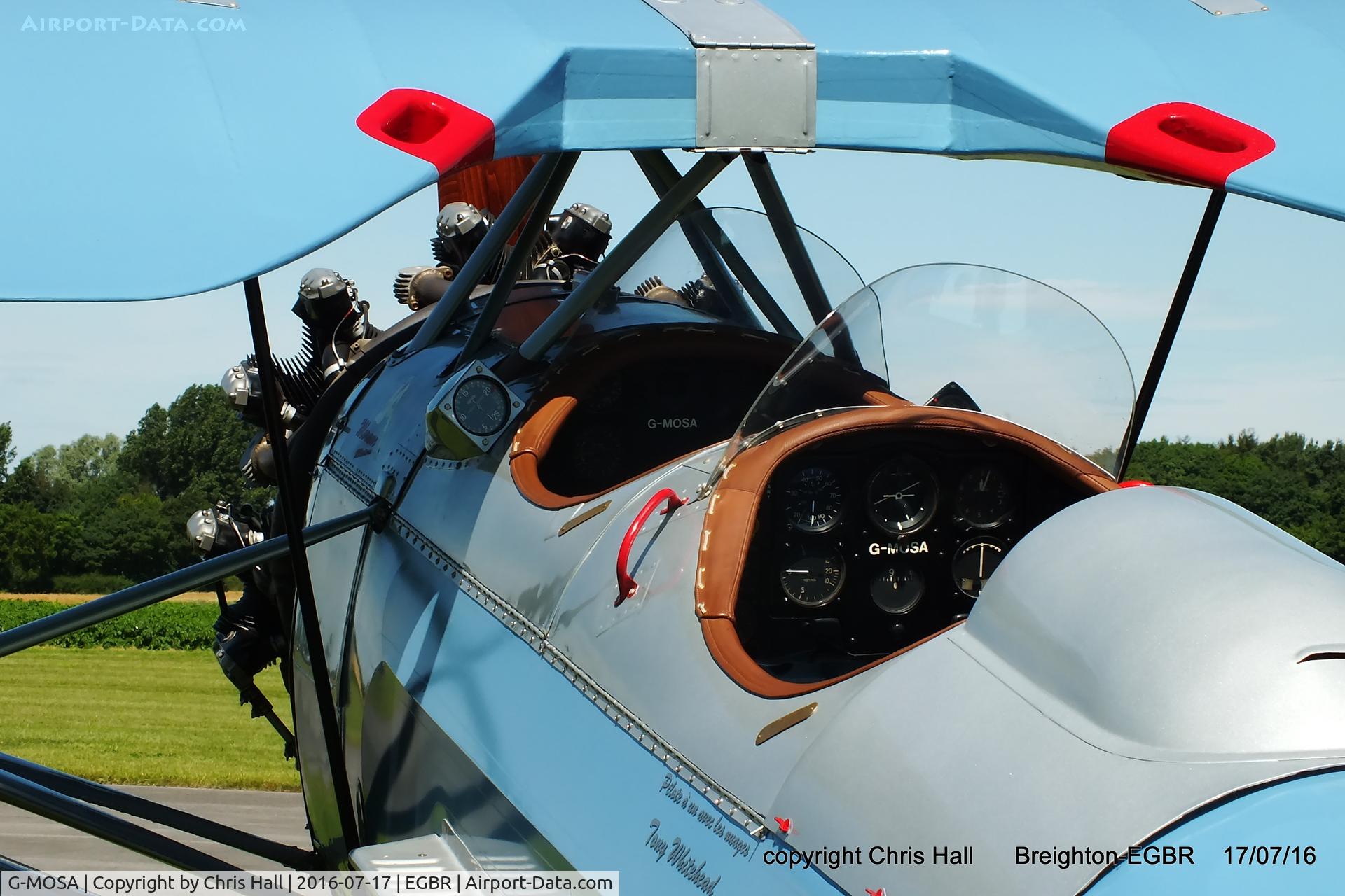 G-MOSA, 1952 Morane-Saulnier MS.317 C/N 351, at Breighton's Summer Fly-in