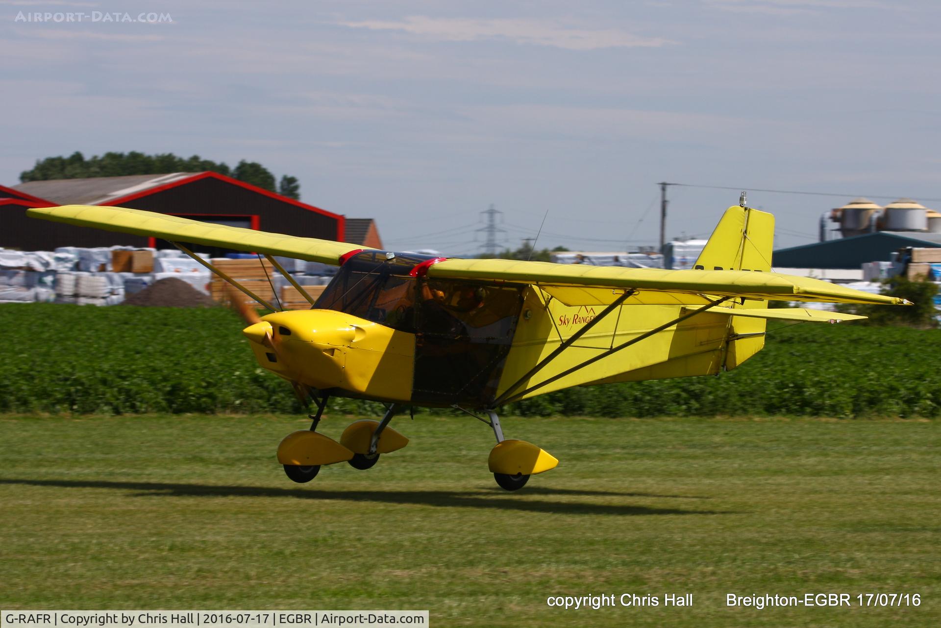 G-RAFR, 2004 Skyranger J2.2(1) C/N BMAA/HB/410, at Breighton's Summer Fly-in