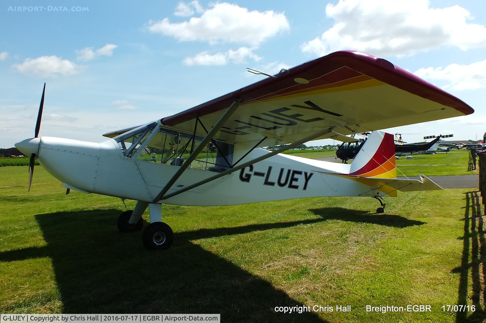 G-LUEY, 2010 Rans S-7S Courier C/N LAA 218-14772, at Breighton's Summer Fly-in