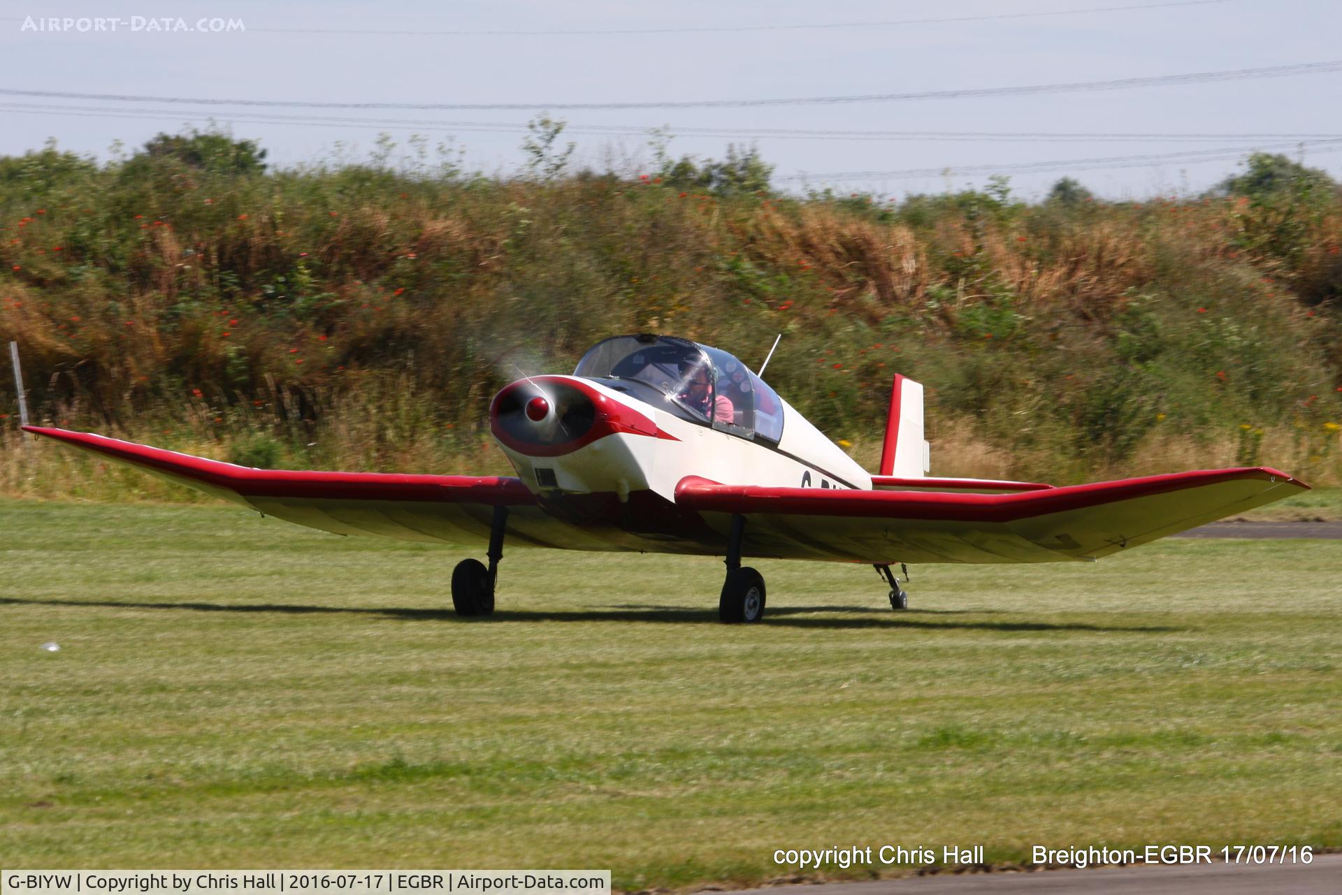 G-BIYW, 1963 Wassmer (Jodel) D-112 Club C/N 1209, at Breighton's Summer Fly-in