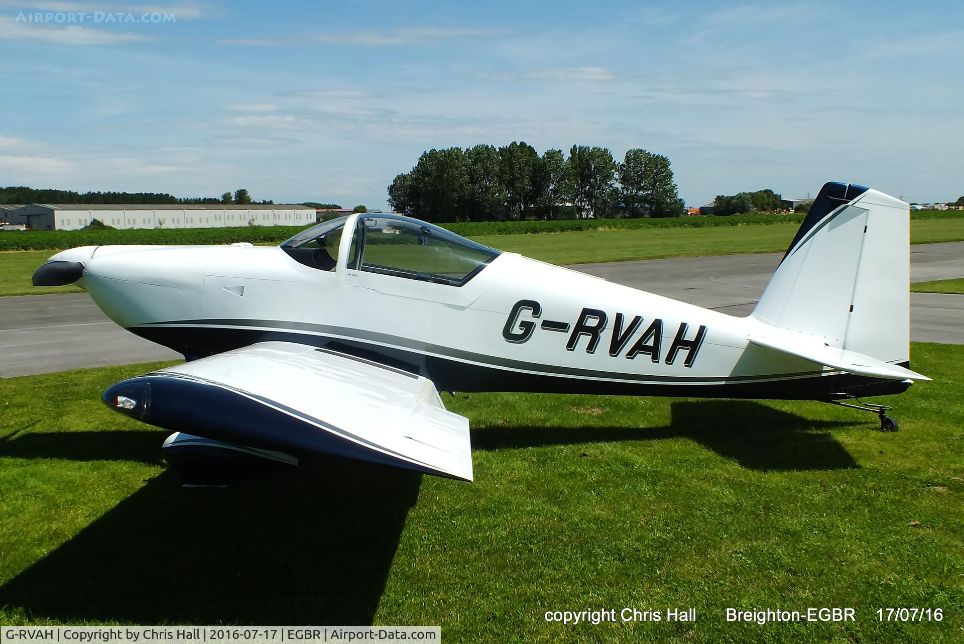 G-RVAH, 2012 Vans RV-7 C/N LAA 323-14963, at Breighton's Summer Fly-in