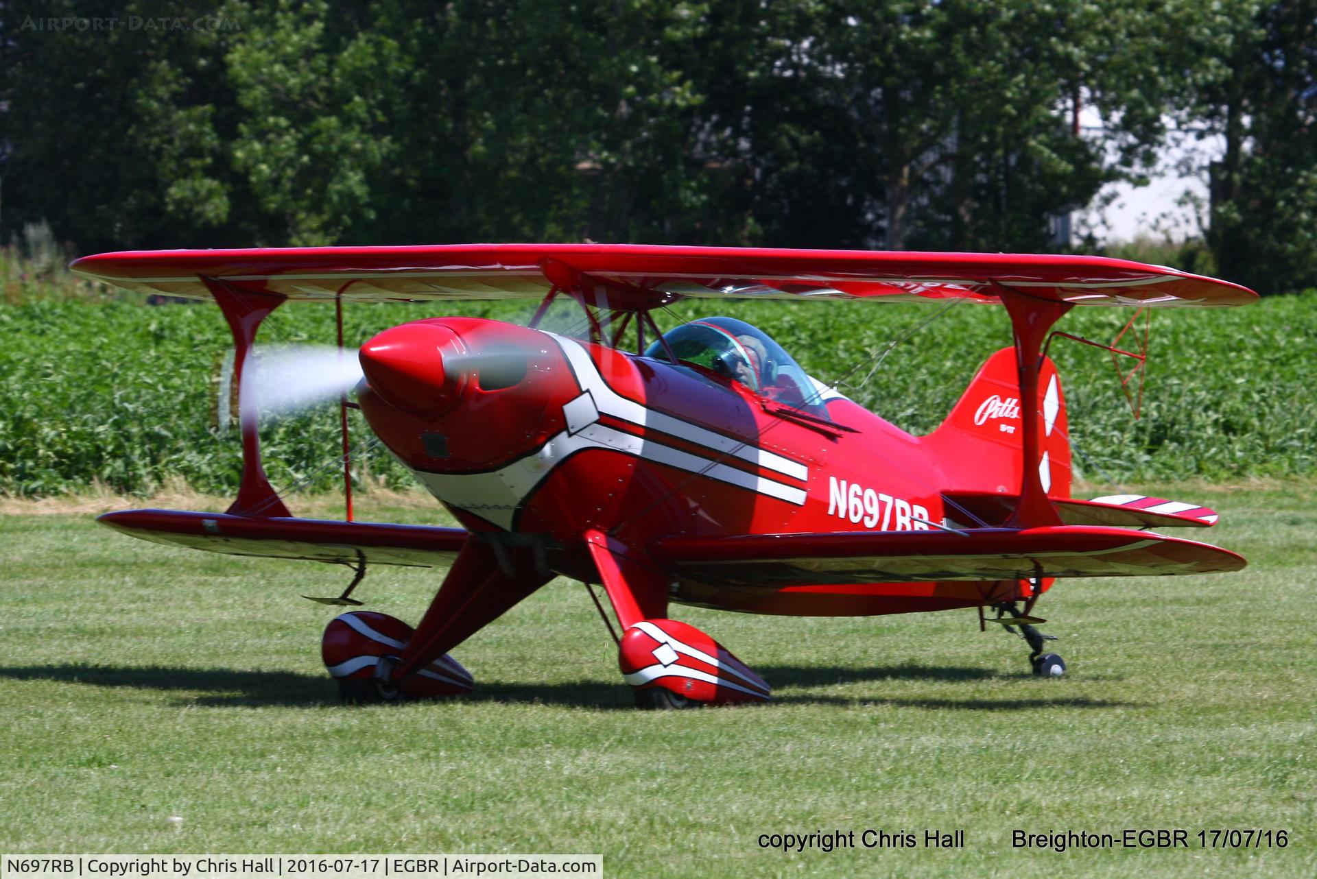 N697RB, 1986 Pitts S-1T Special C/N 1042, at Breighton's Summer Fly-in