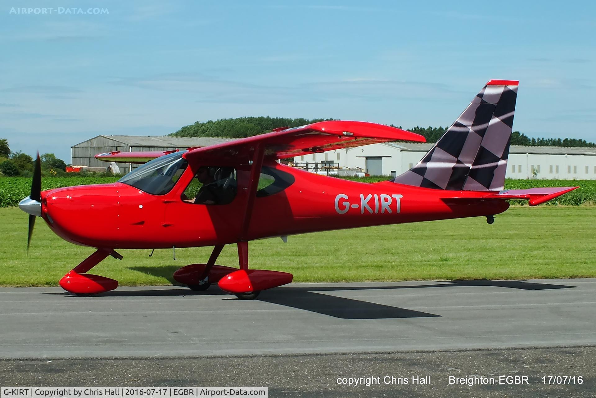 G-KIRT, 2013 Glasair GlaStar C/N LAA 295-15189, at Breighton's Summer Fly-in