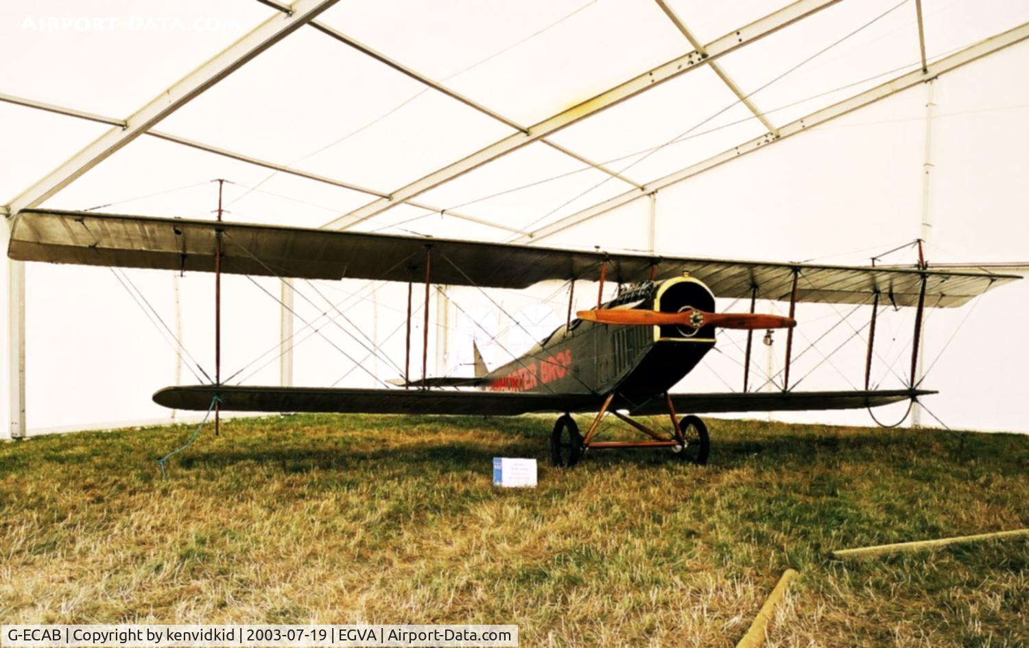 G-ECAB, 1917 Curtiss JN-4D Jenny C/N 1917, In the 100 Years of Flight enclave at RIAT.