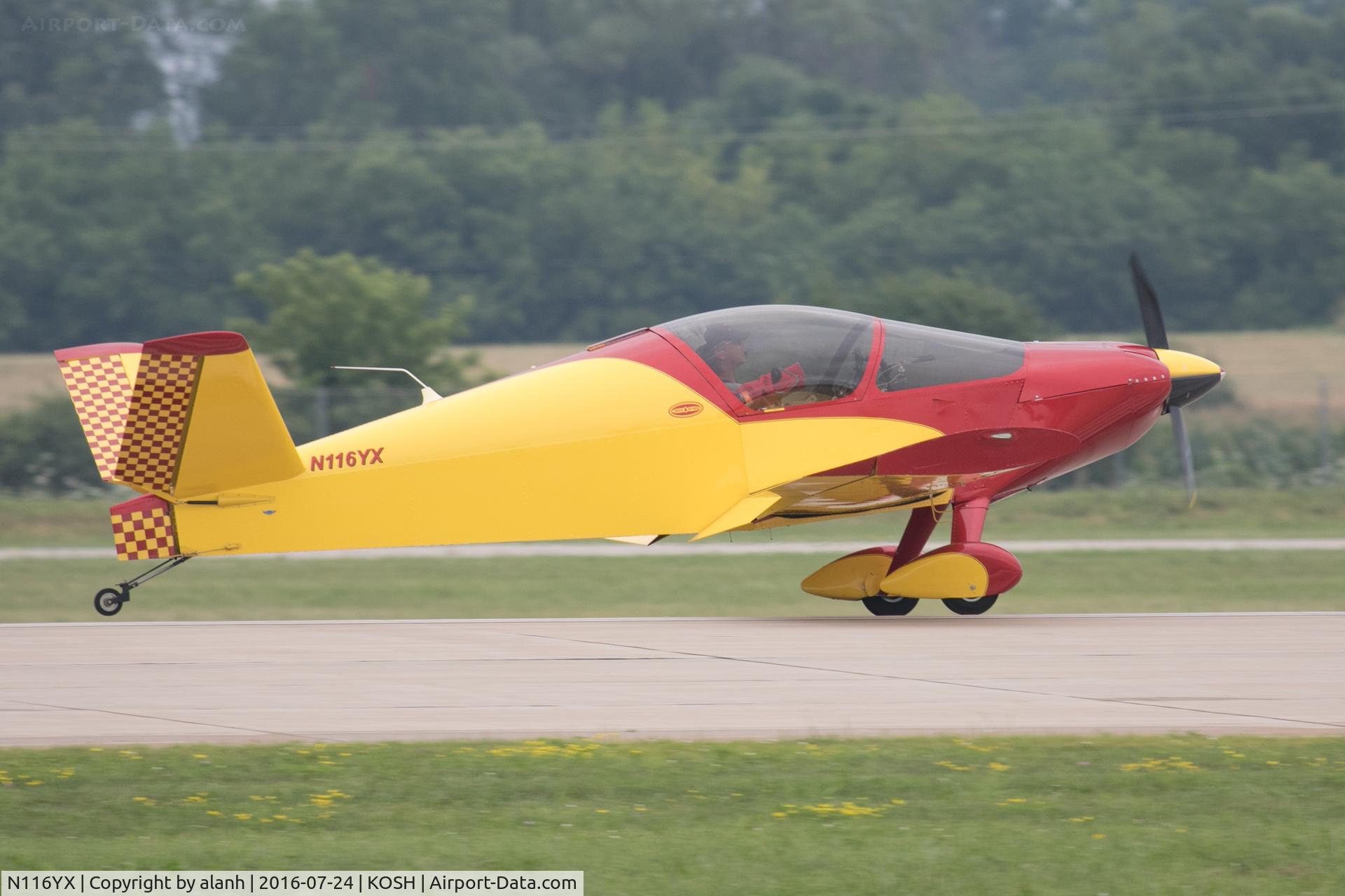 N116YX, 2007 Sonex Waiex C/N 001, Rolling out