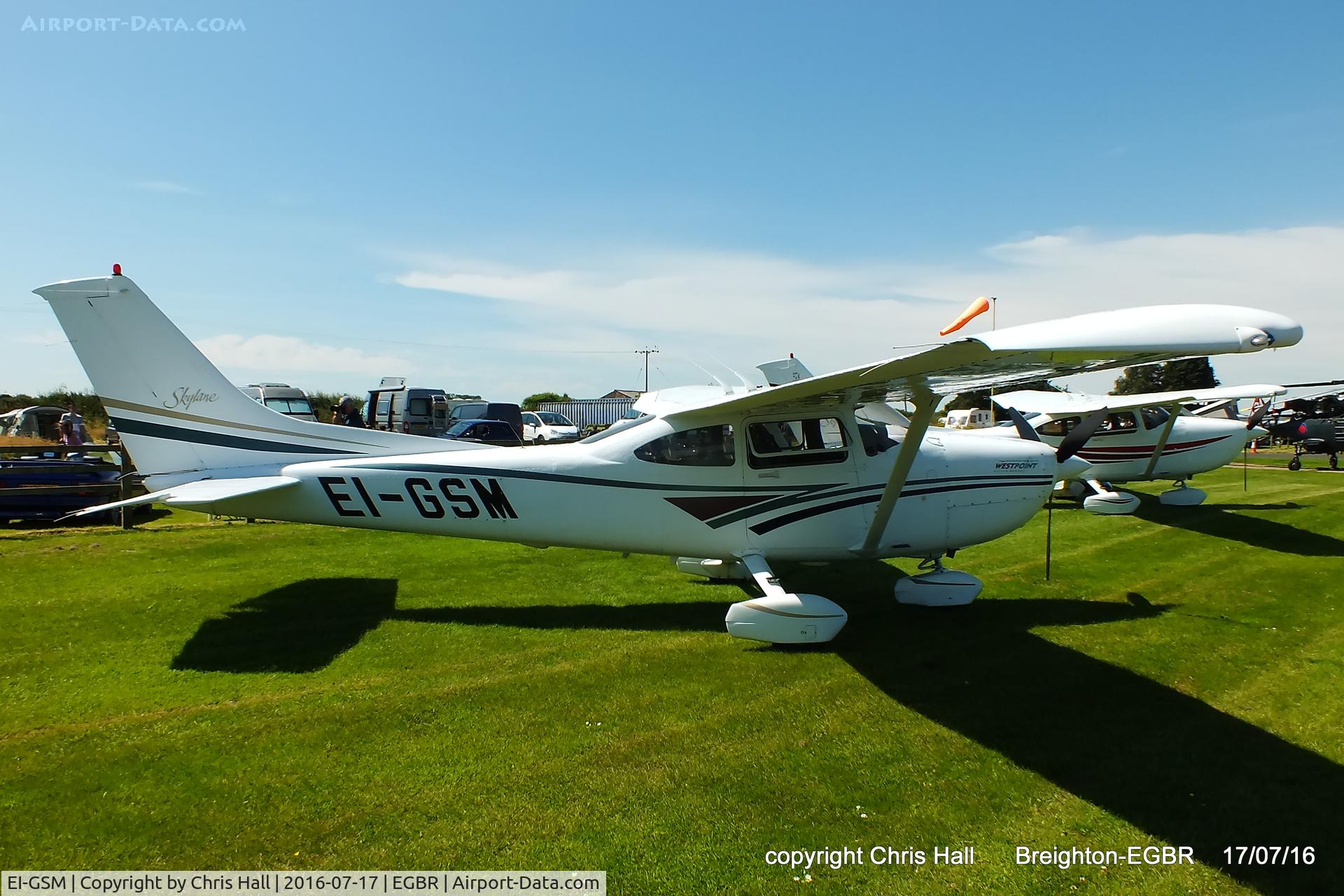 EI-GSM, 1998 Cessna 182S Skylane C/N 18280188, at Breighton's Summer Fly-in