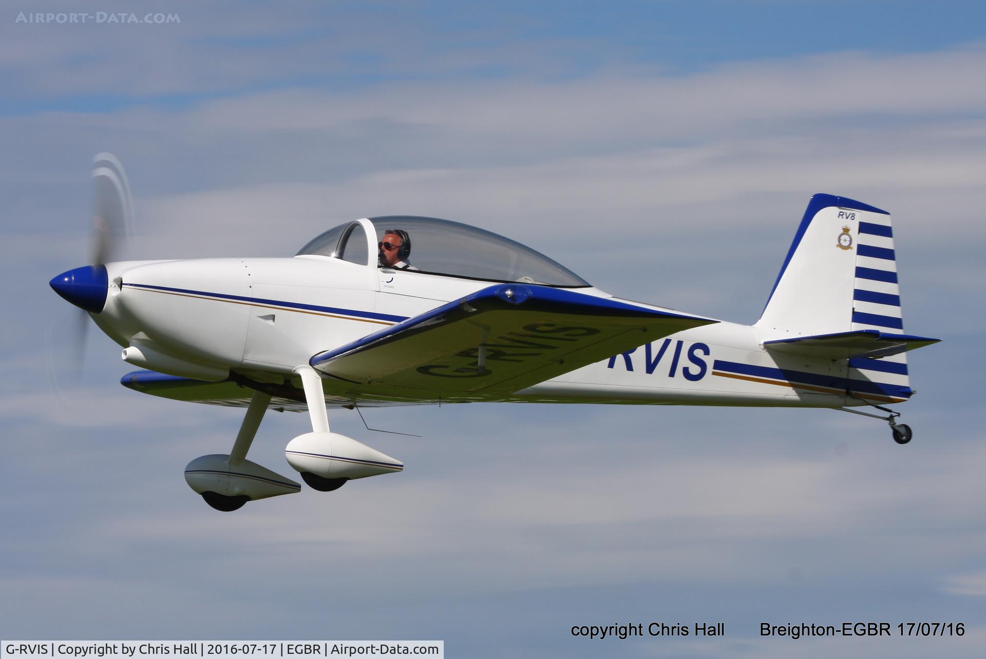 G-RVIS, 2003 Vans RV-8 C/N PFA 303-14031, at Breighton's Summer Fly-in