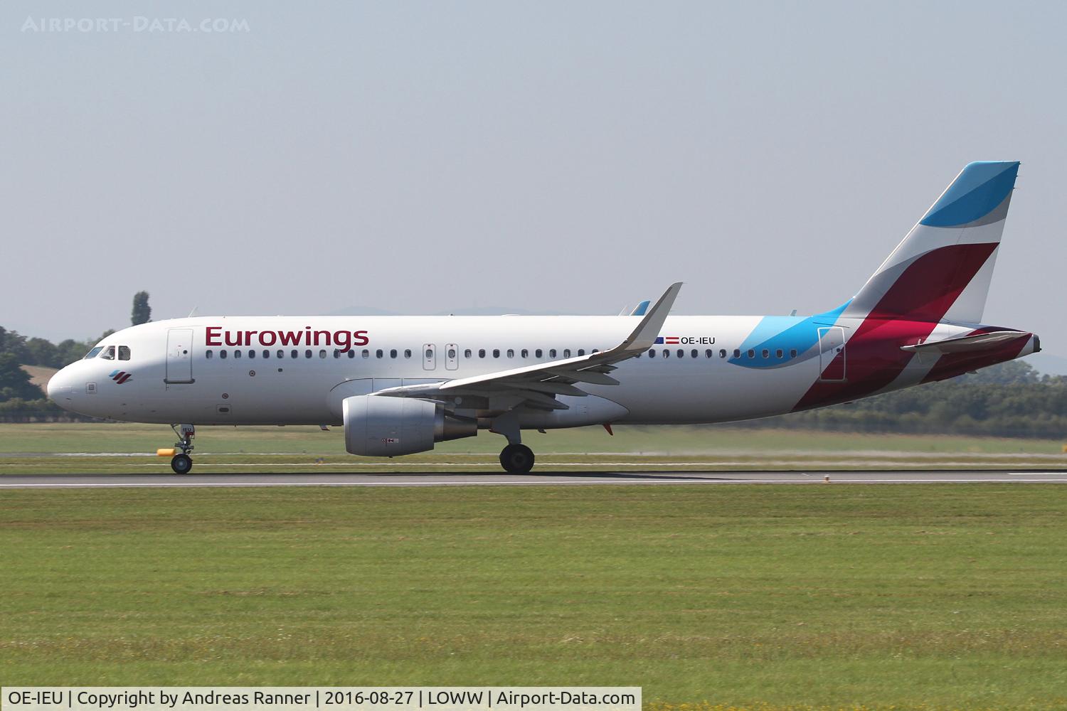 OE-IEU, 2016 Airbus A320-214 C/N 6953, Eurowings Europe A320