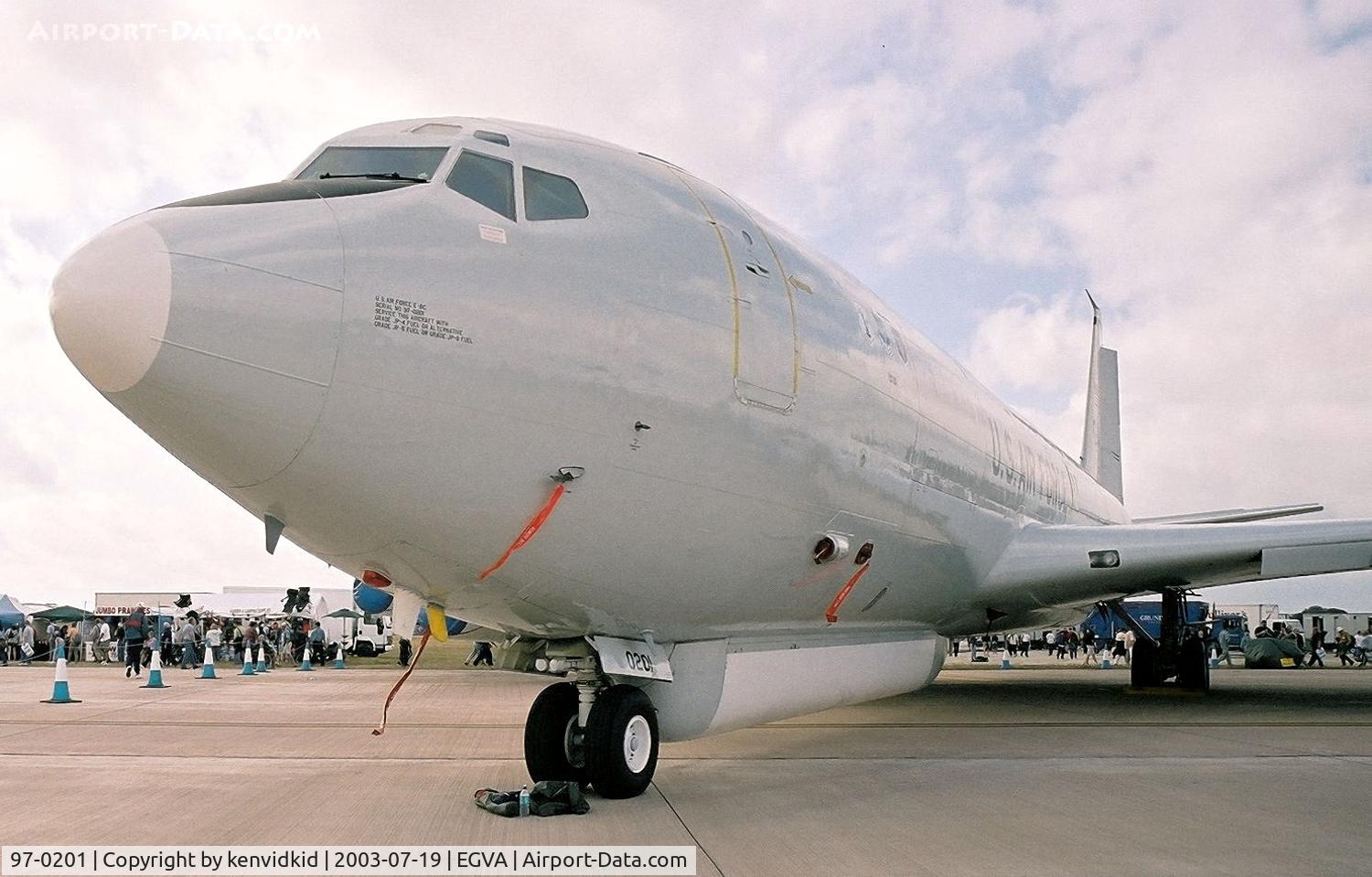 97-0201, Northrop Grumman E-8C J-STARS C/N P-13, USAF at RIAT.