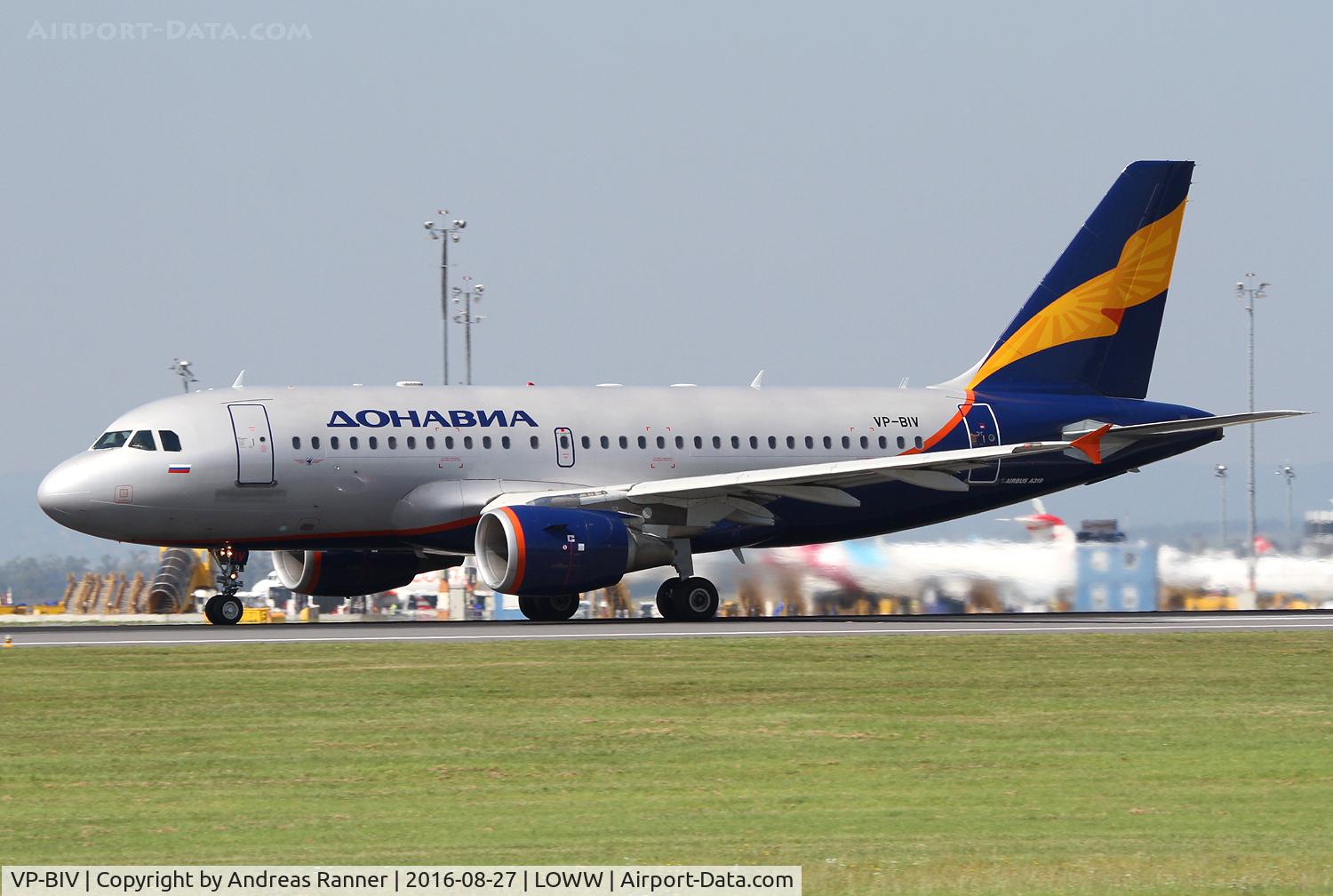 VP-BIV, 2007 Airbus A319-115LR C/N 3065, Donavia A319