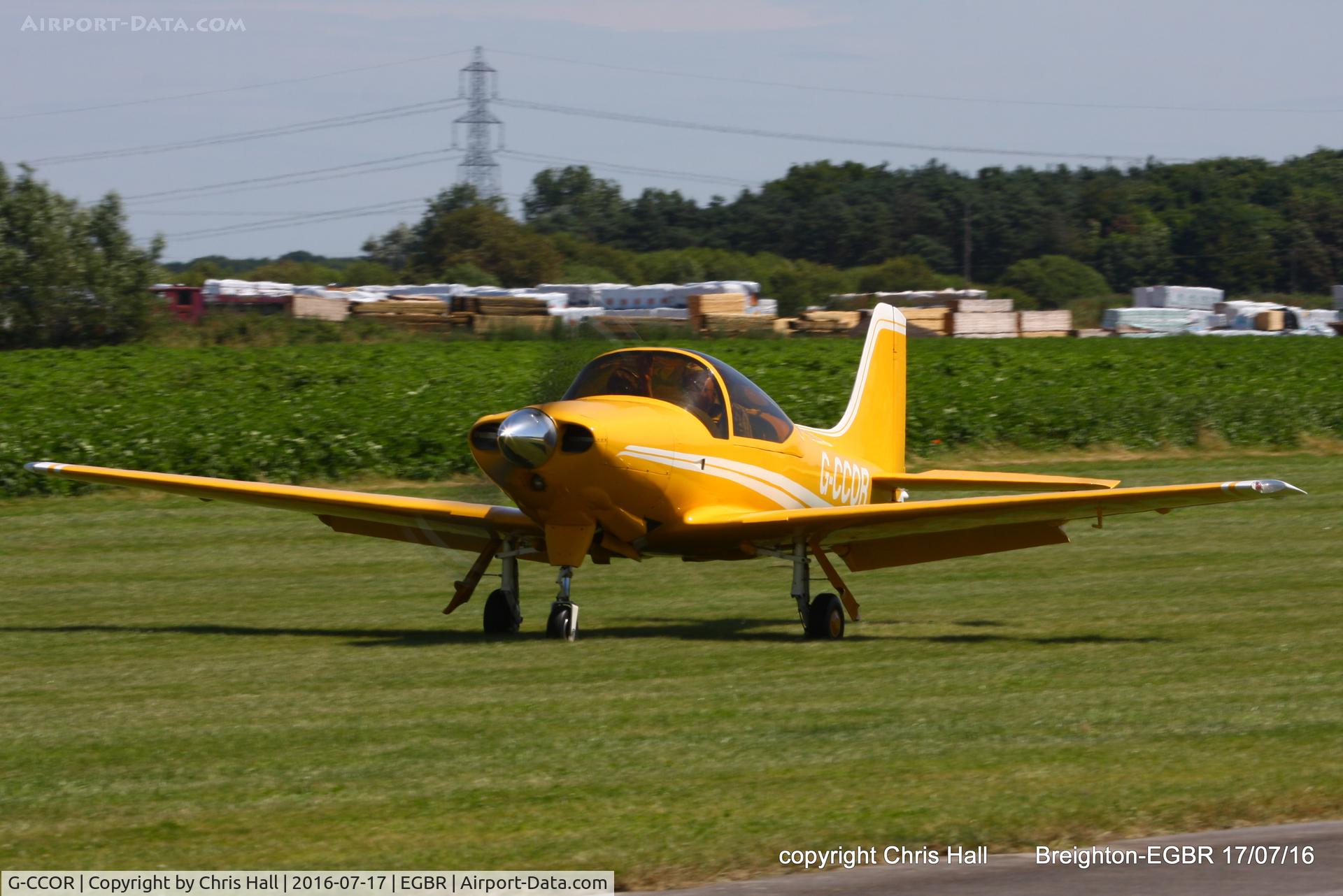 G-CCOR, 2005 Sequoia F8L Falco C/N PFA 100-10588, at Breighton's Summer Fly-in