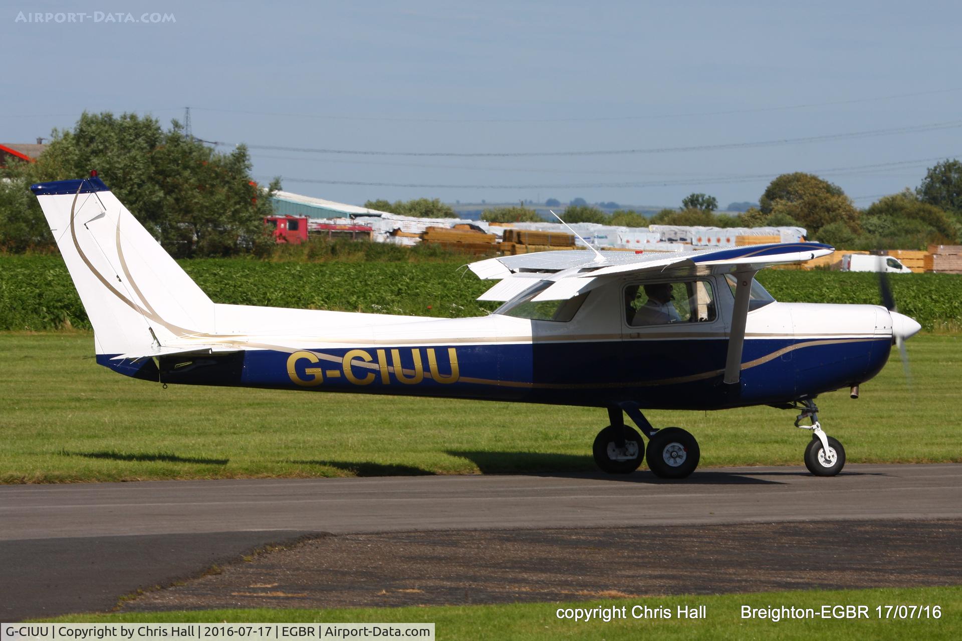 G-CIUU, 1980 Reims F152 C/N 1770, at Breighton's Summer fly in