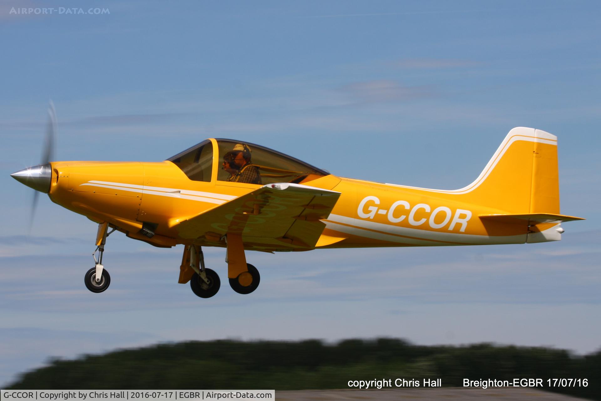 G-CCOR, 2005 Sequoia F8L Falco C/N PFA 100-10588, at Breighton's Summer fly in